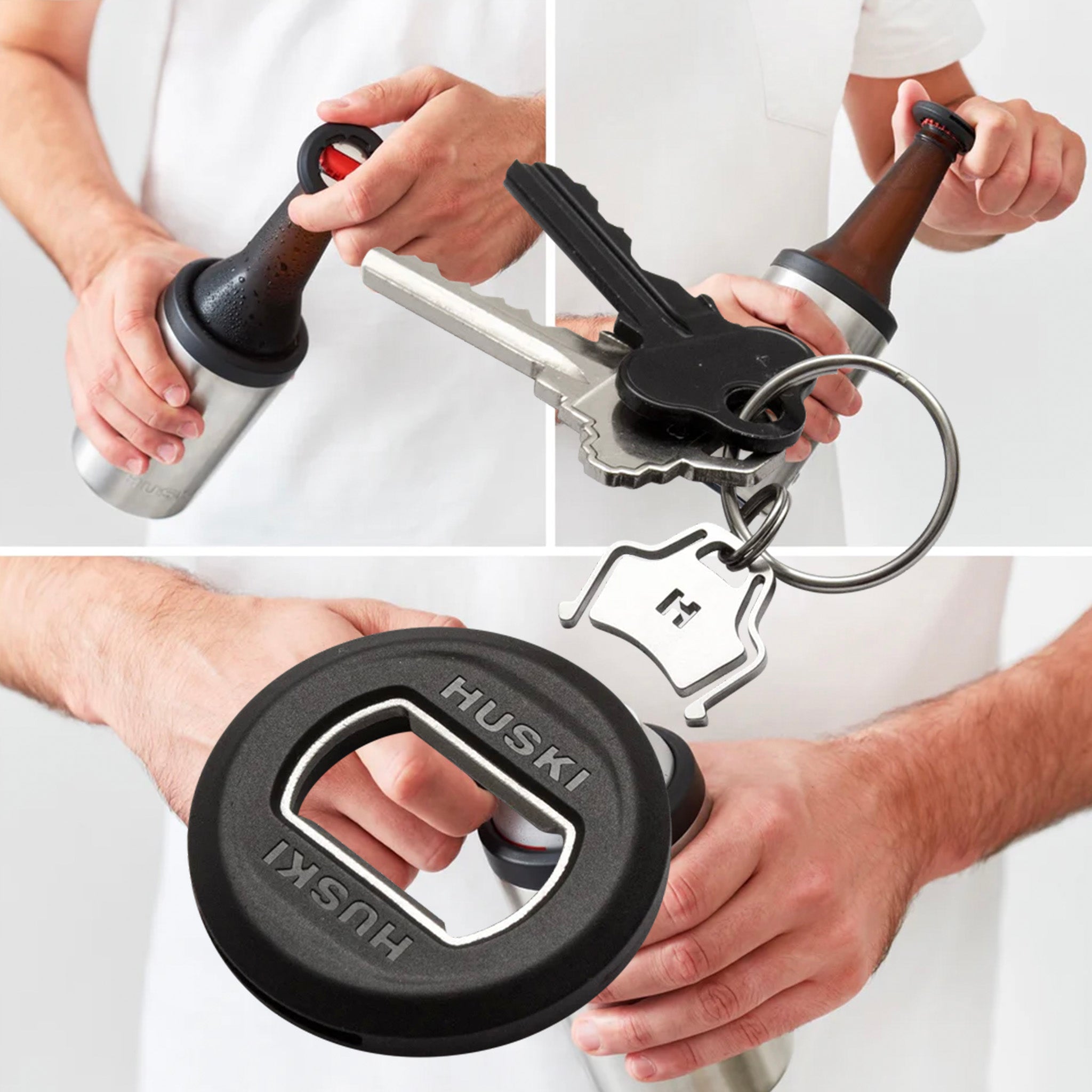 Huski 3-in-1 Bottle Opener Keyring