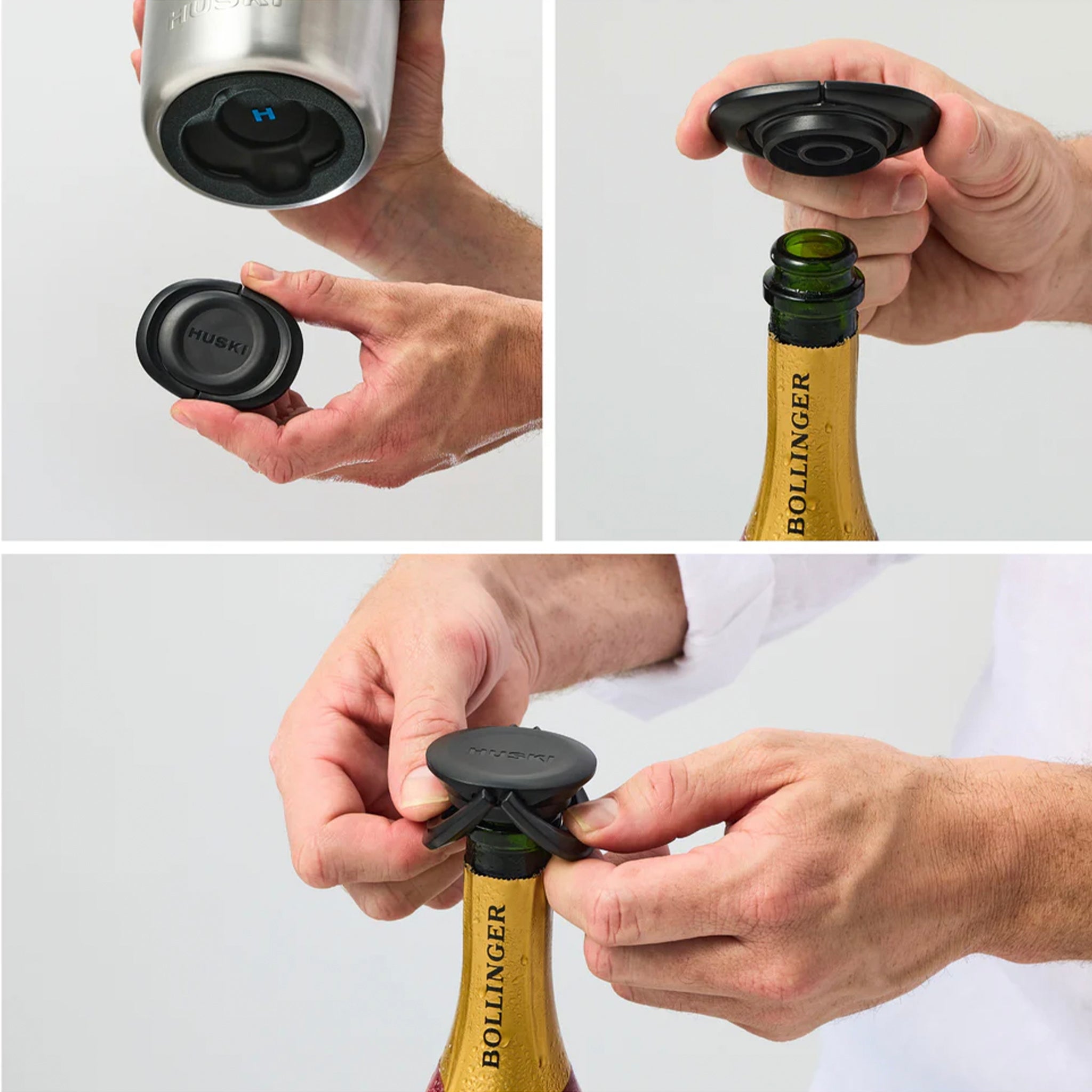 Huski BubbleLock Champagne Bottle Stopper