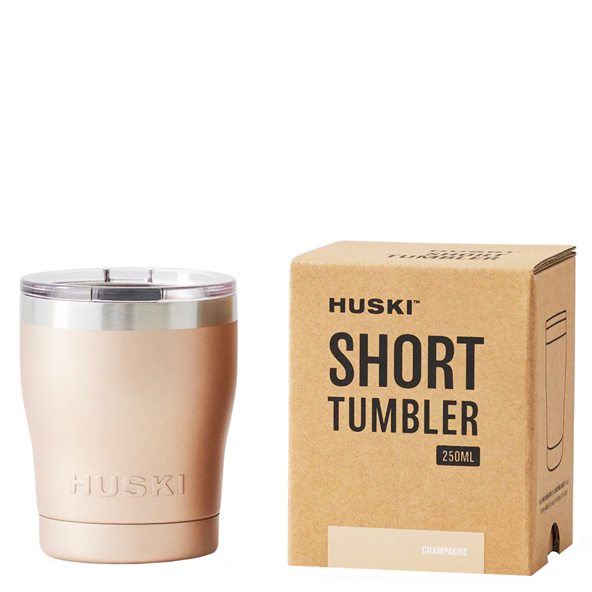 Huski Short Tumbler 2.0 Reusable Cup - Champagne
