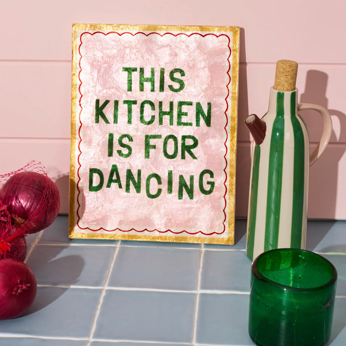 Jones & Co Capiz Shell Fun House Wall Art - Kitchen