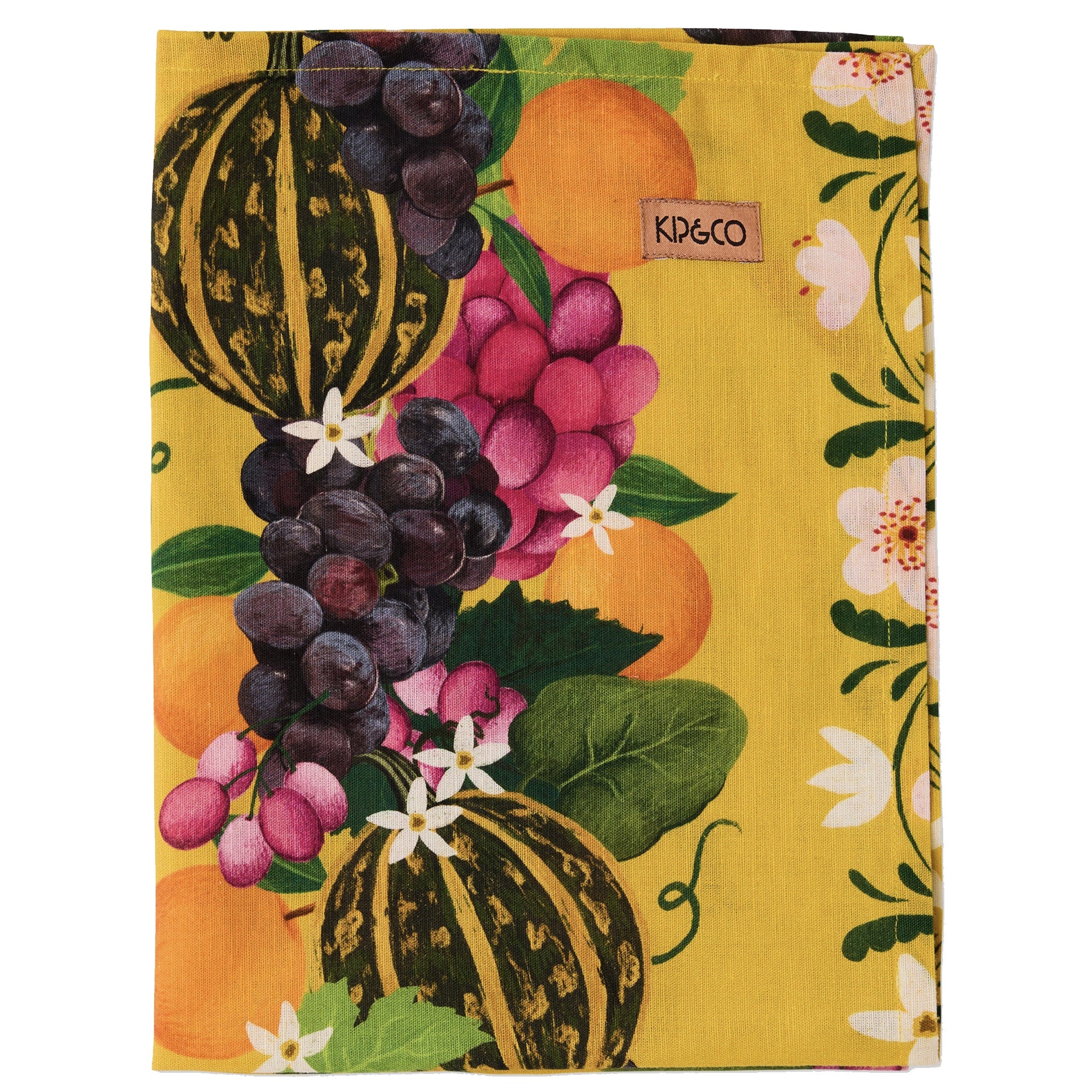 Kip & Co Linen & Cotton Tea Towel - Garden of Plenty