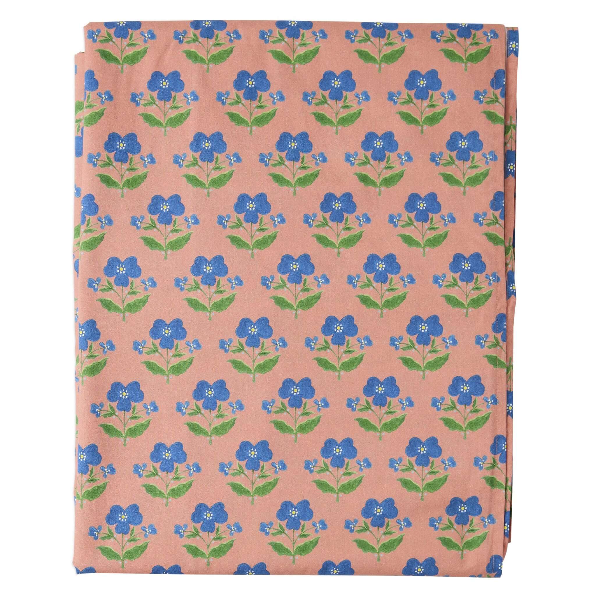 Kip & Co x Anna Spiro  Linen & Cotton Tablecloth - Indian Summer Rose featuring floral design.