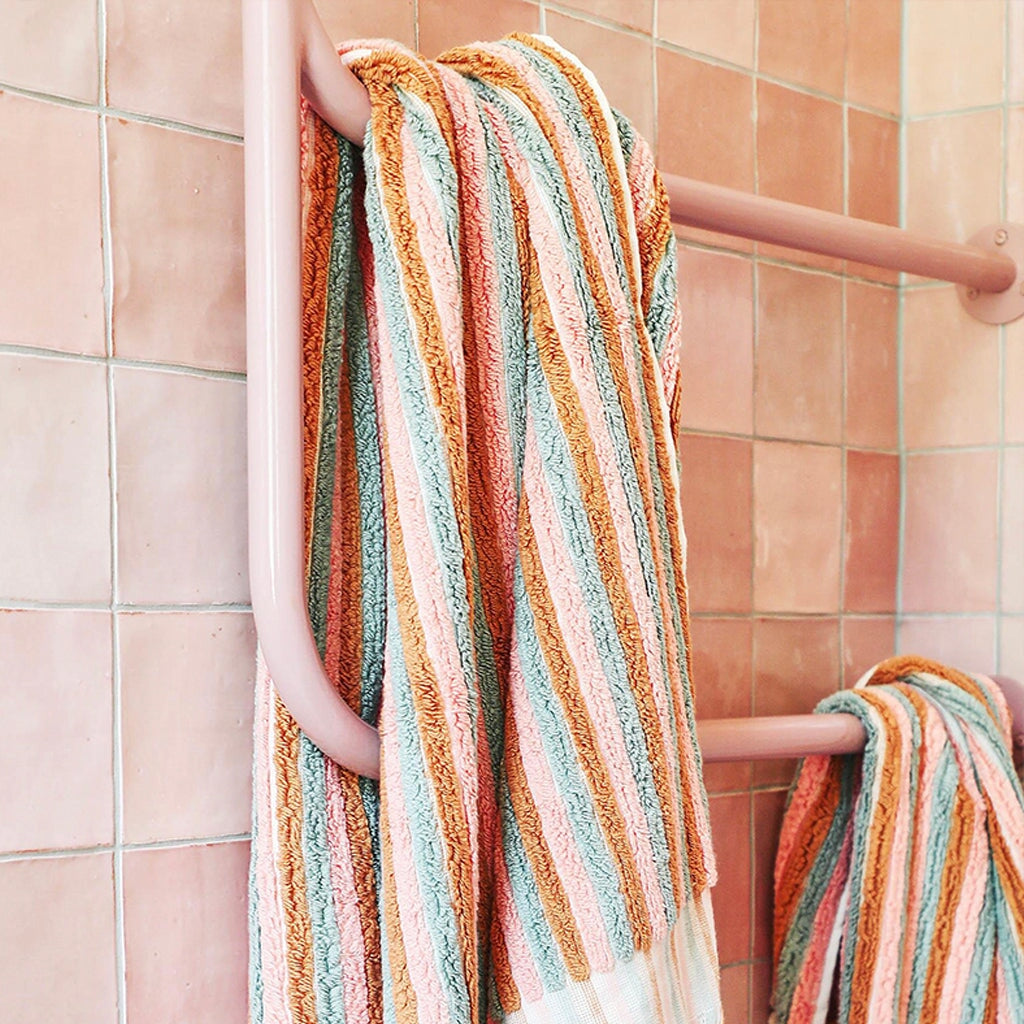 Kip & Co Turkish Bath Towel - Morning Glory Stripe - Tea Pea Home