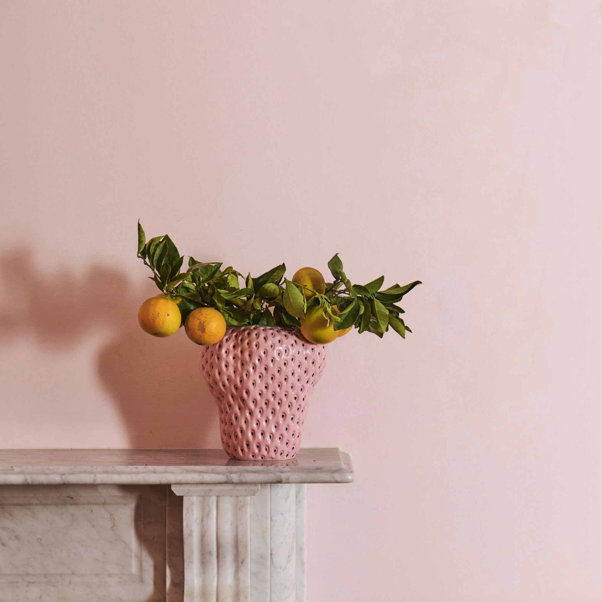 Kip & Co Ceramic Vase - Pink Pineberry