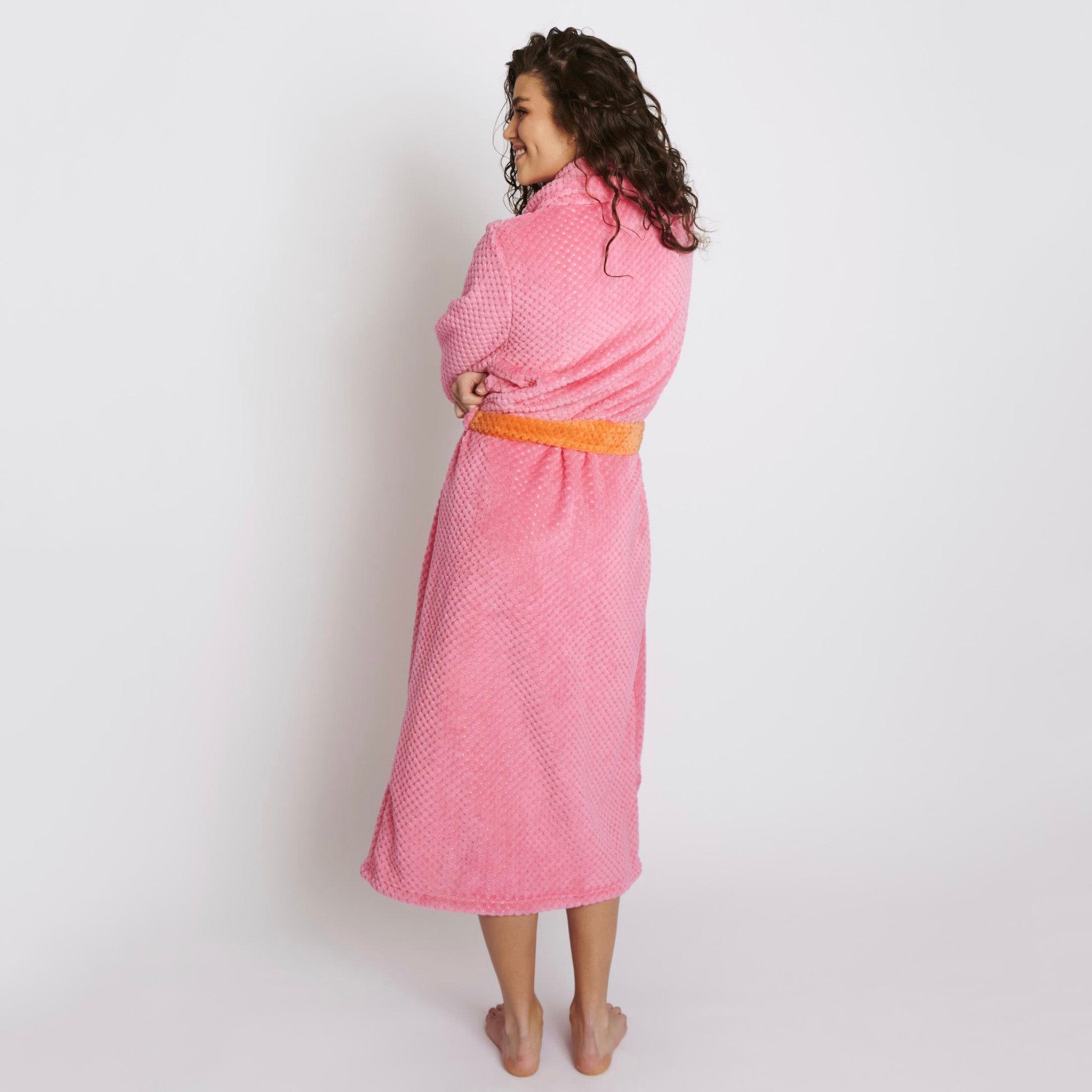 Kip & Co Cosy Robe - Flamingo