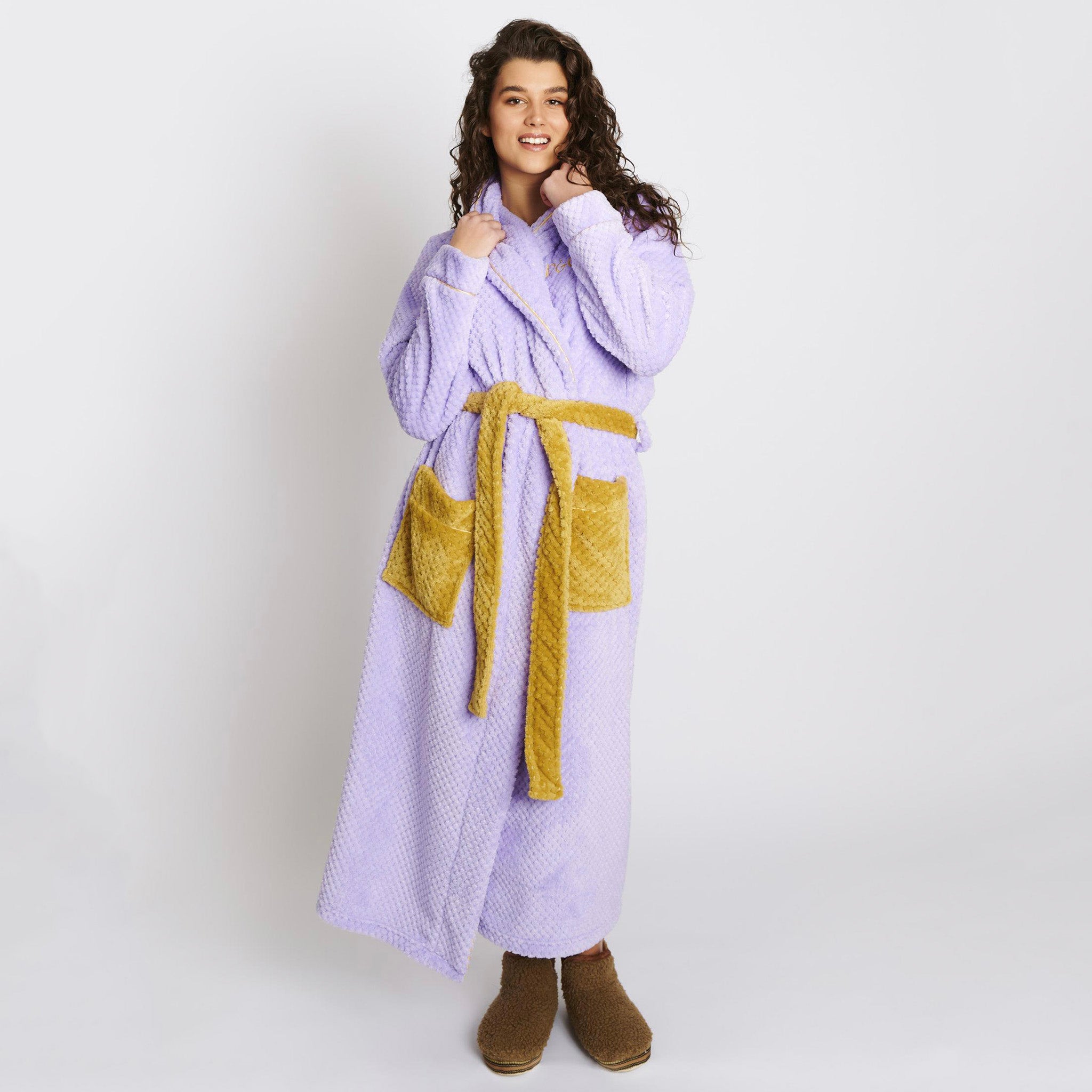 Kip & Co Cosy Robe - Lavender