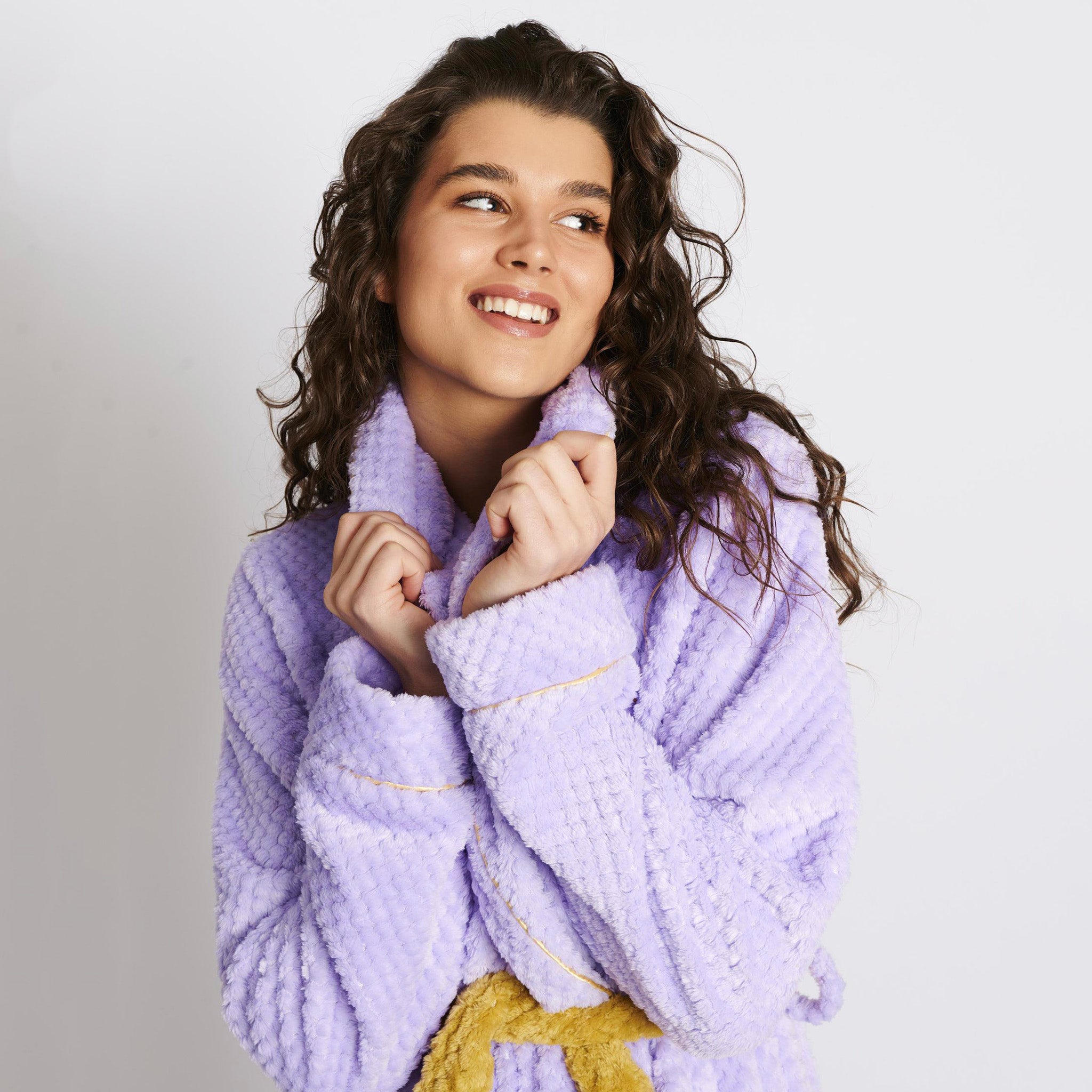 Kip & Co Cosy Robe - Lavender