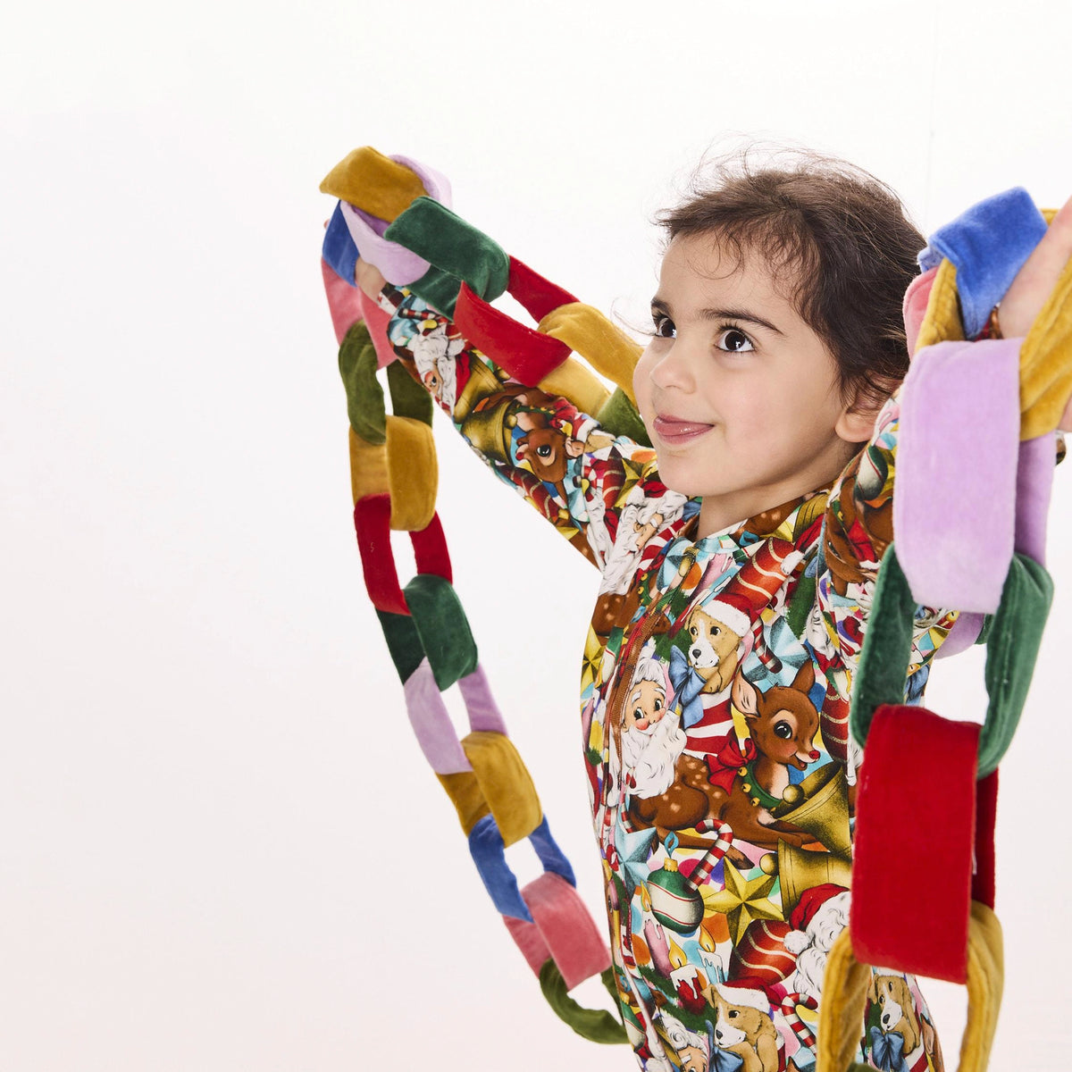 Kip & Co Festive Velvet Chain Christmas Garland