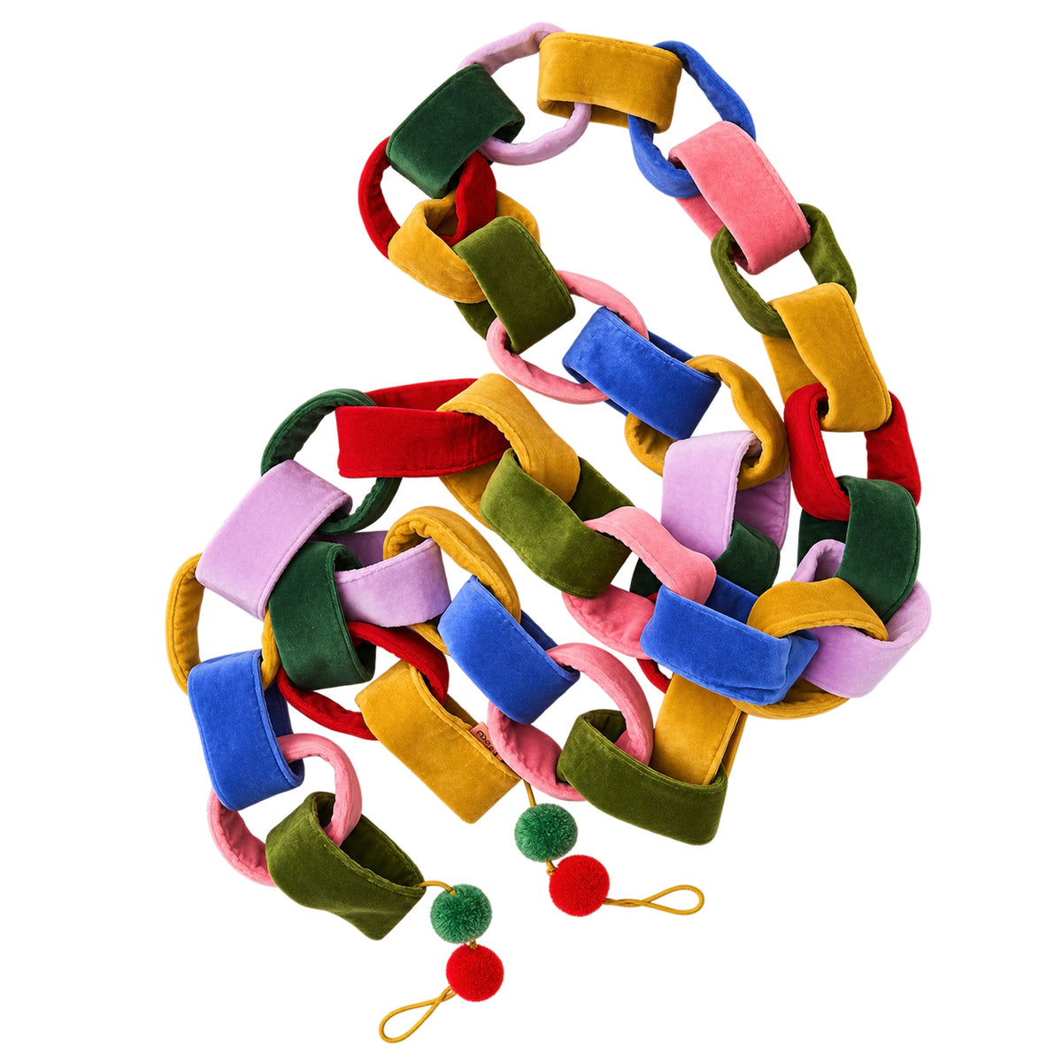Kip & Co Festive Velvet Chain Christmas Garland