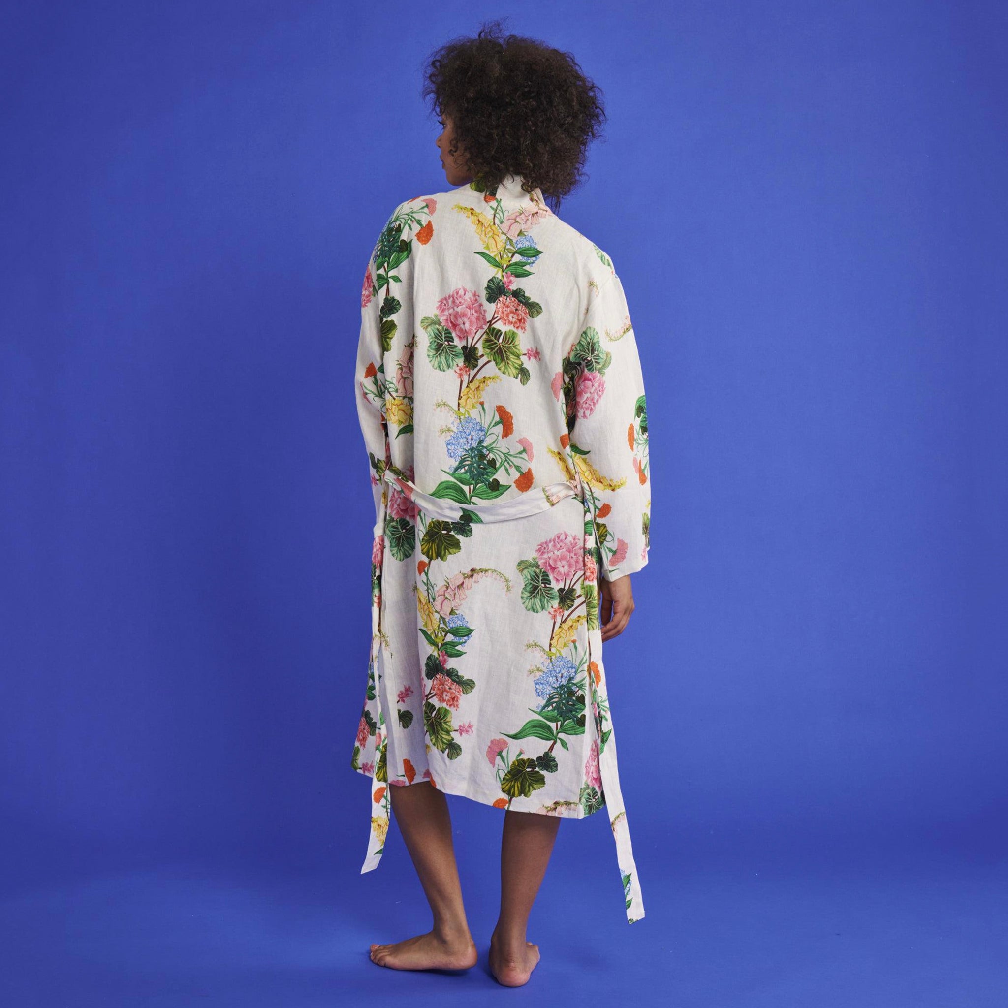 Kip & Co Linen Robe - Bouquet Beauty