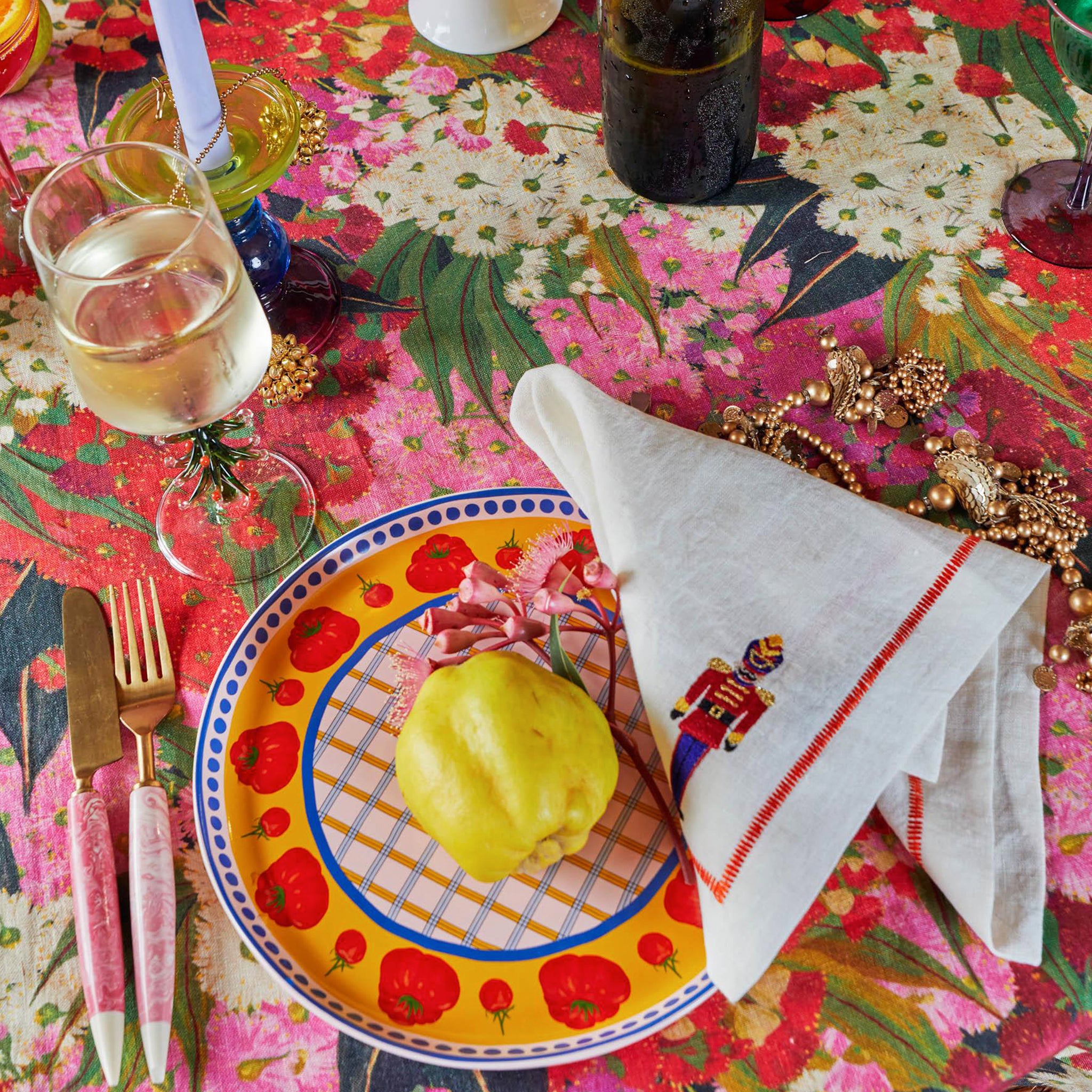 Kip & Co Linen Tablecloth - Bush Christmas