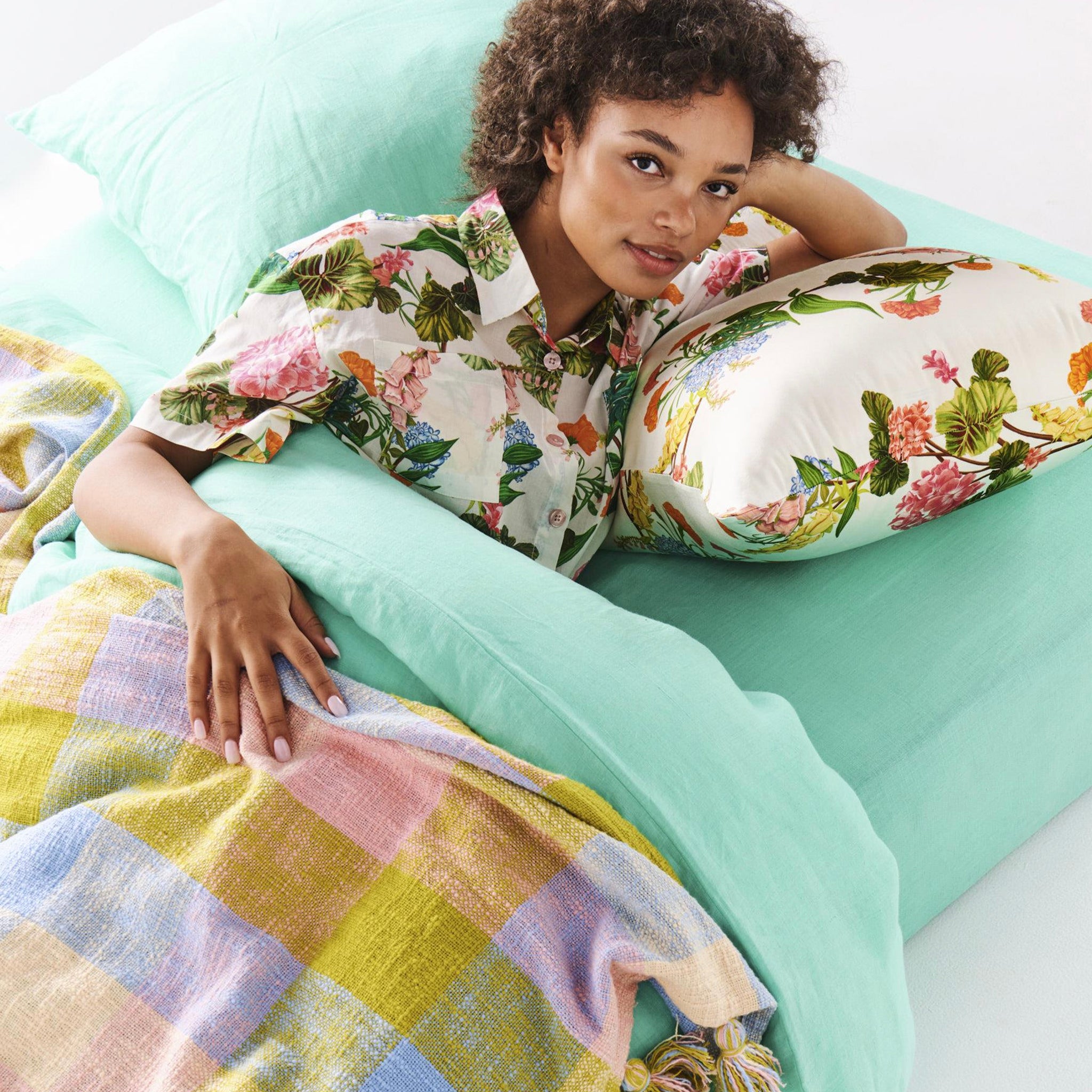 Kip & Co Silk Pillowslip - Bouquet Beauty
