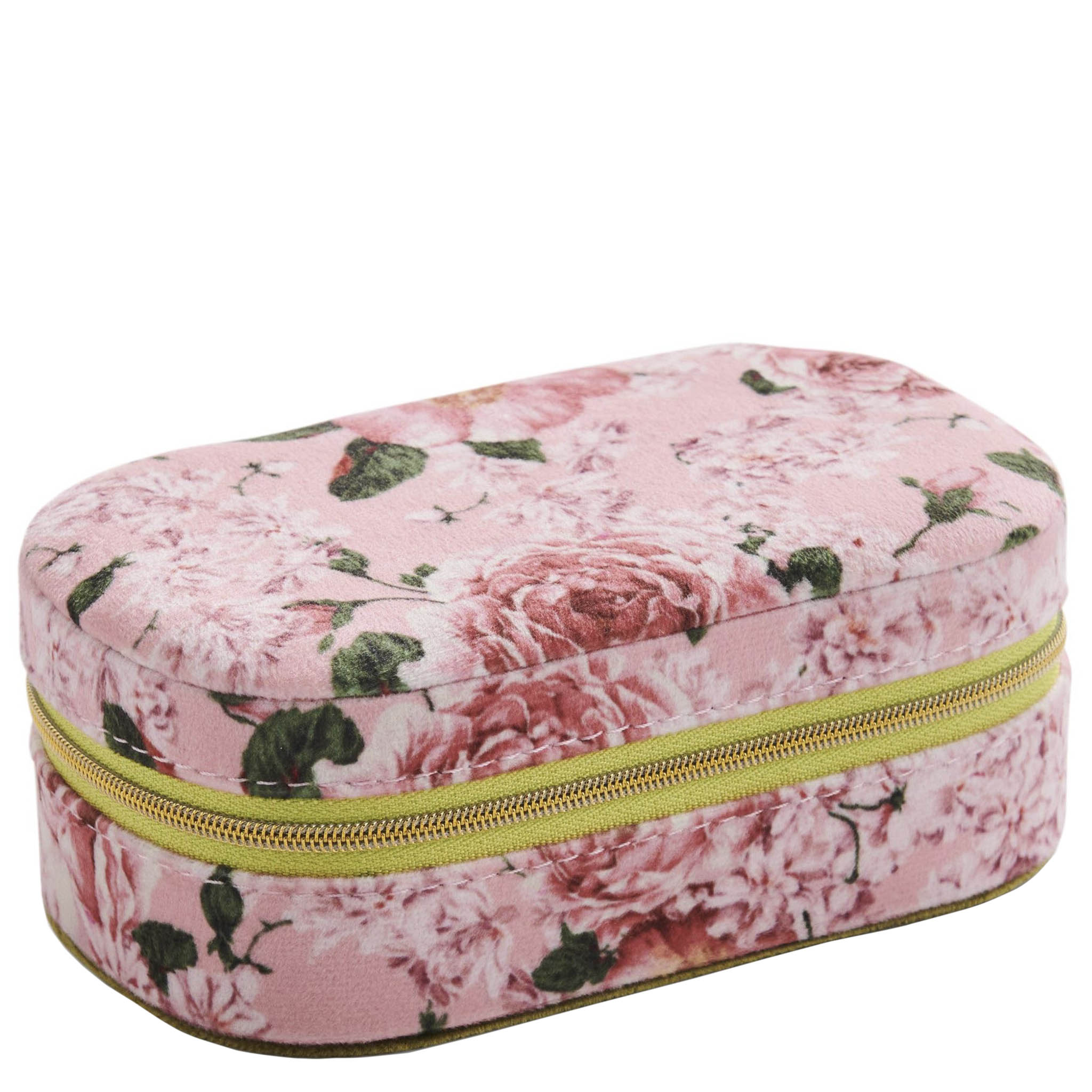 Kip & Co Travel Velvet Jewellery Box - Rose Garden