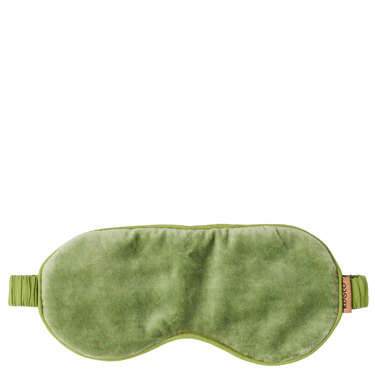 Kip & Co Velvet Bon Bon Eye Mask - Pesto