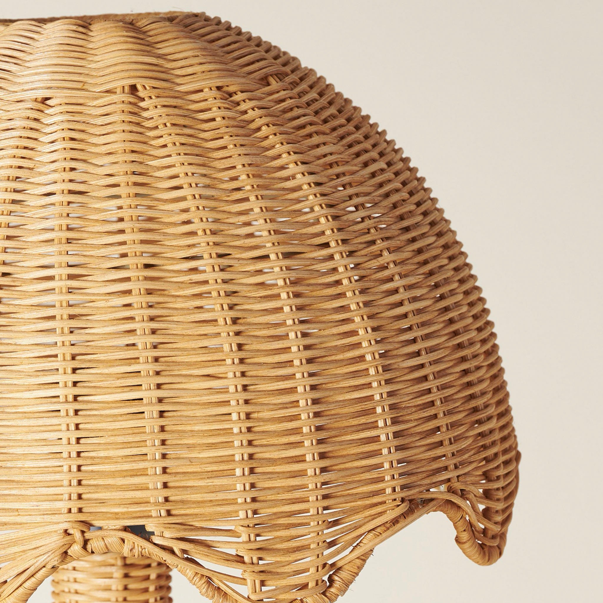 Kip & Co Parasol Rattan Table Lamp