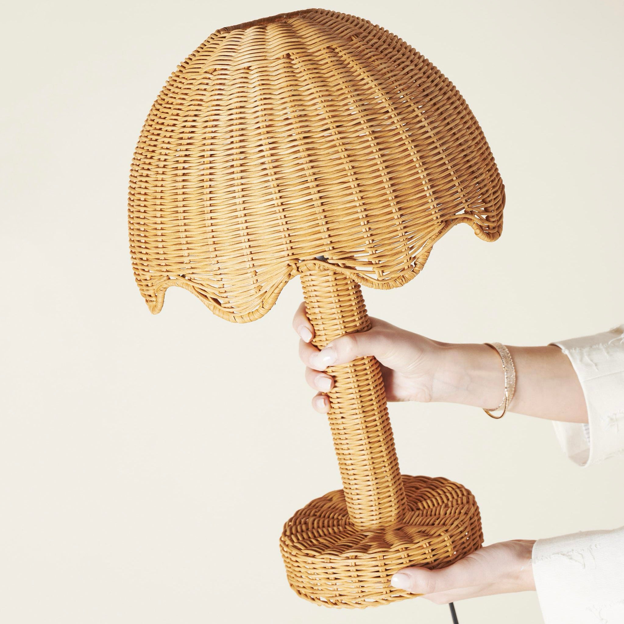 Kip & Co Parasol Rattan Table Lamp