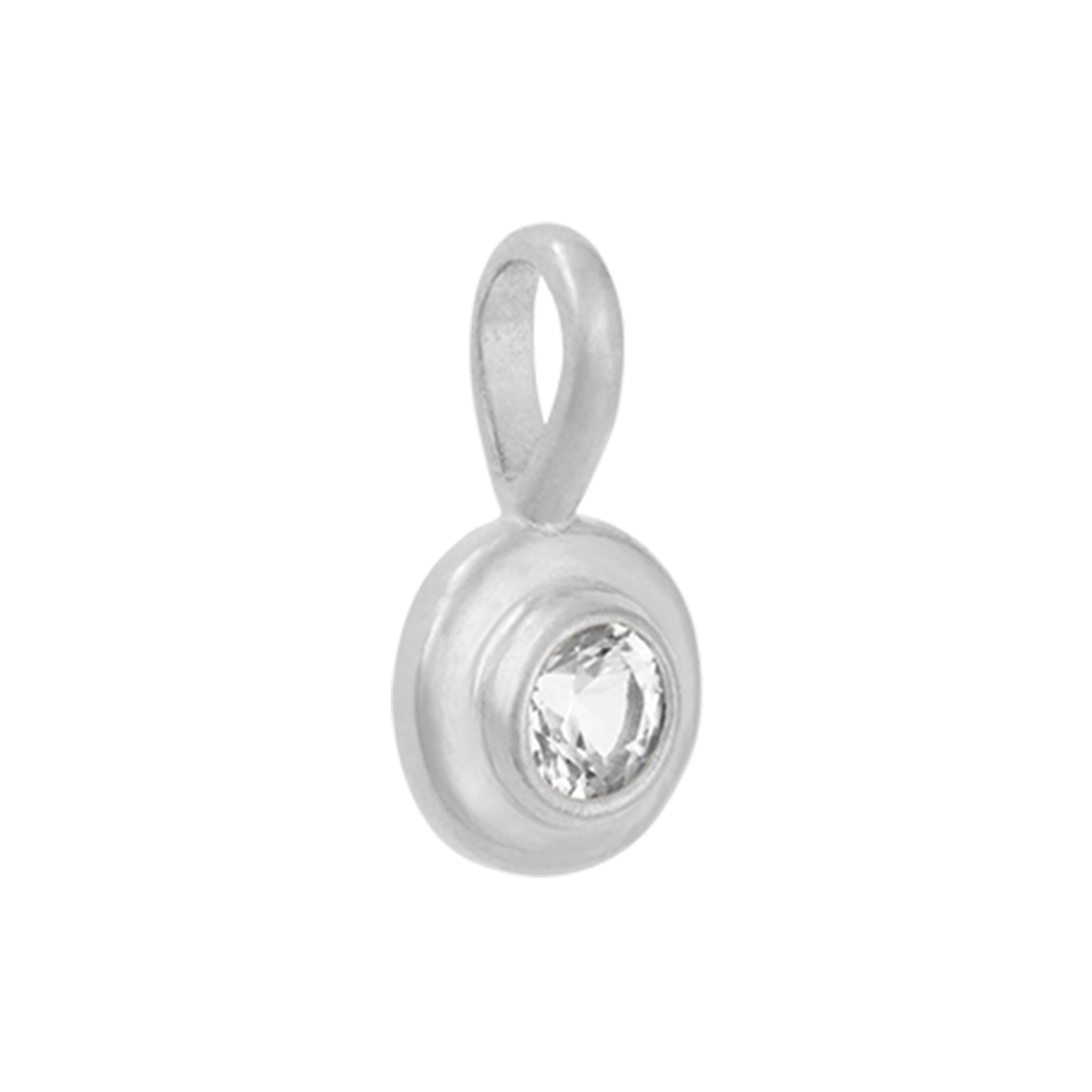 Kirstin Ash Birthstone Collection Charm - April / White Topaz - Tea Pea Home