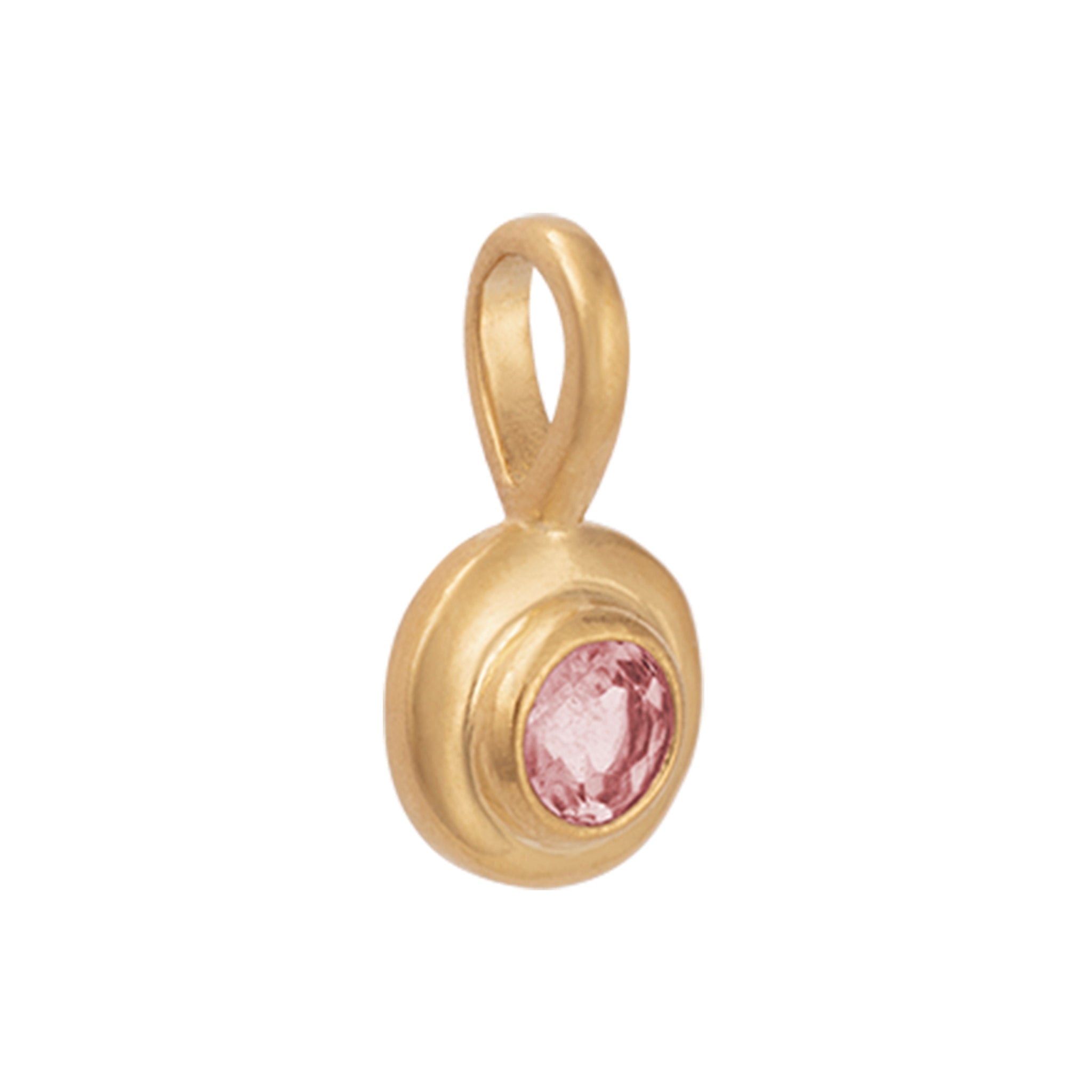 Kirstin Ash Birthstone Collection Charm - October / Pink Tourmaline - Tea Pea Home