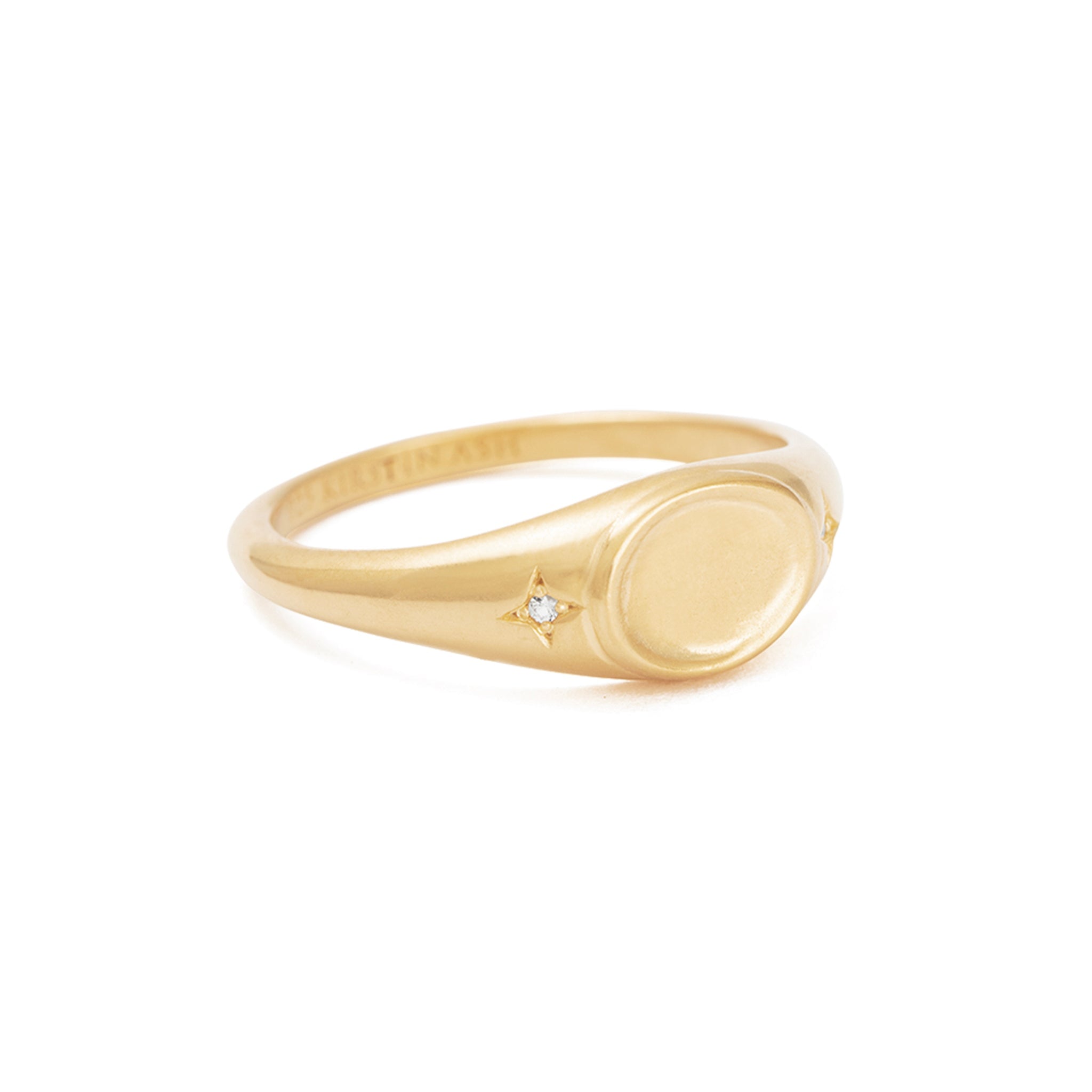 Kirstin Ash Eclipse Collection Signet Ring - Align - Tea Pea Home