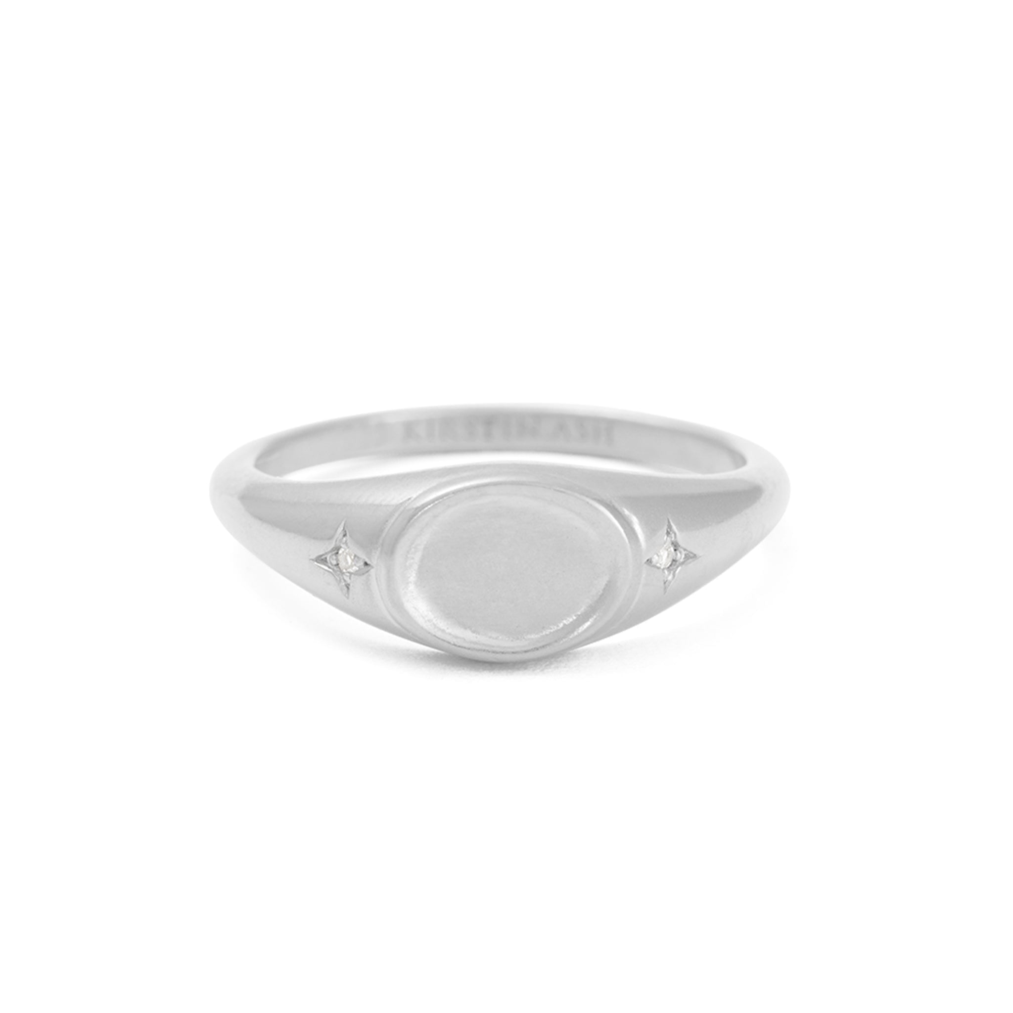 Kirstin Ash Eclipse Collection Signet Ring - Align - Tea Pea Home