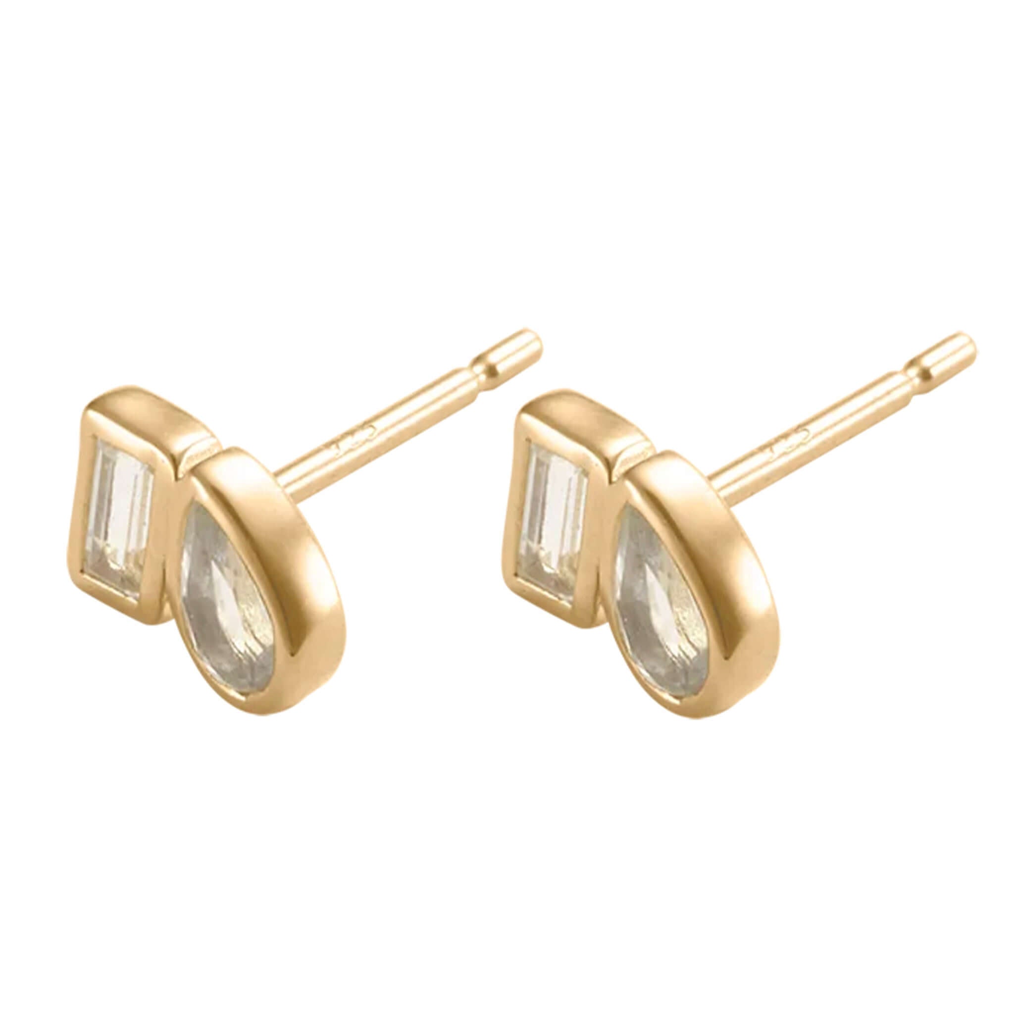 Kirstin Ash Place Collection Place Stud Earrings Gold