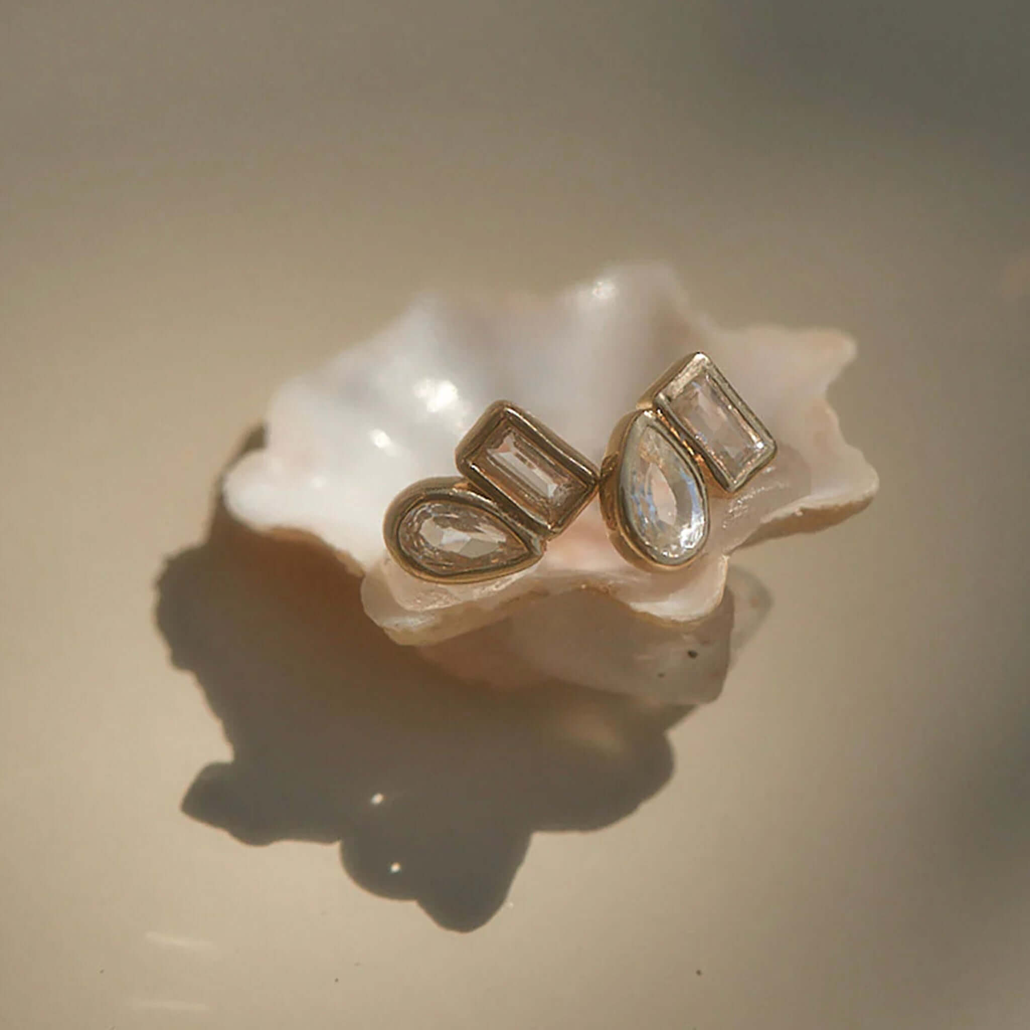 Kirstin Ash Place Collection Place Stud Earrings Gold