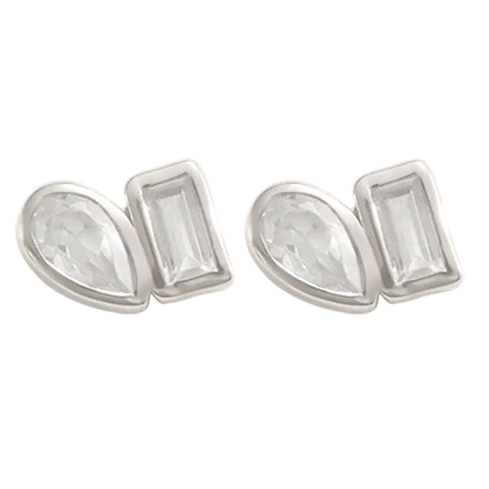 Kirstin Ash Place Collection Place Stud Earrings Silver