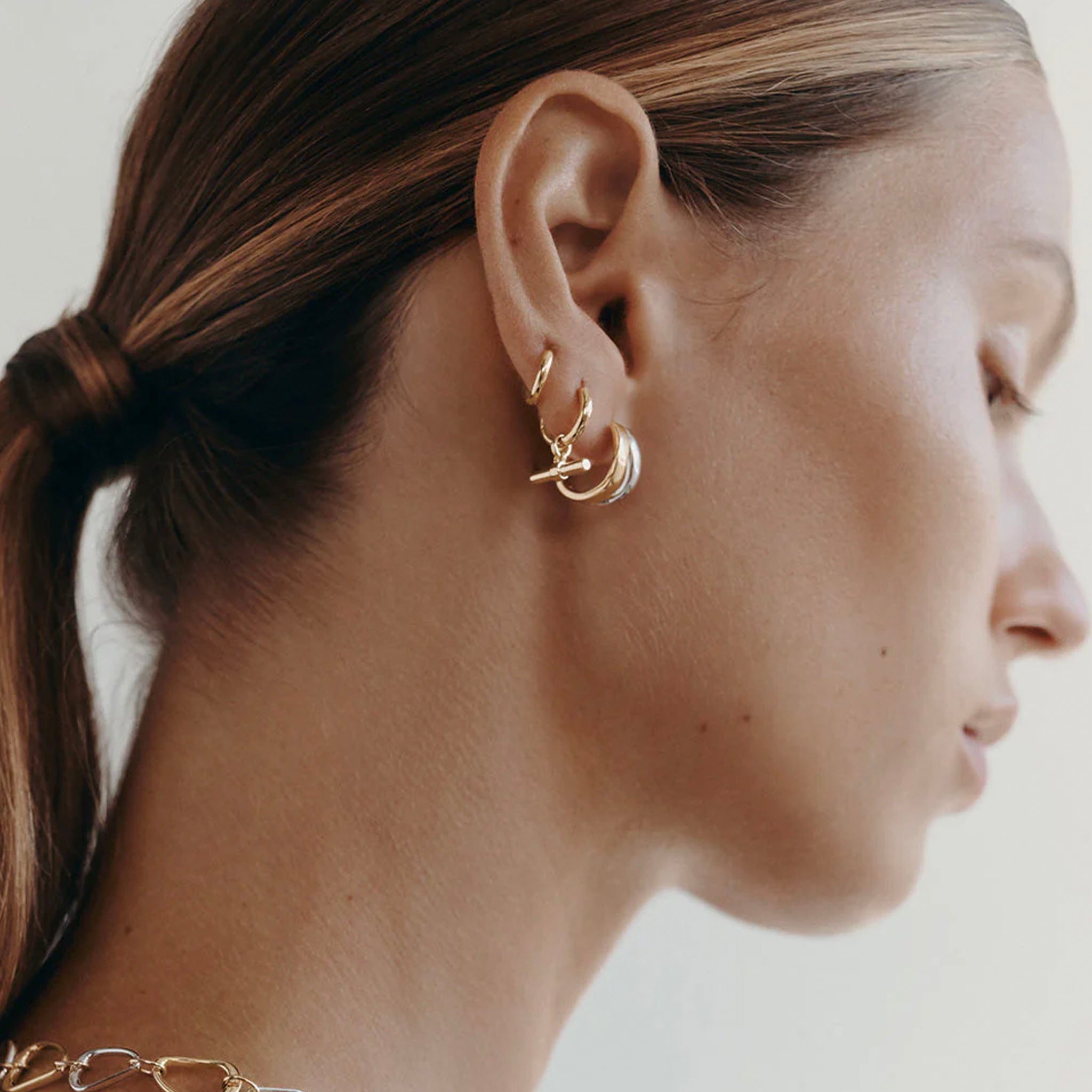 Kirstin Ash Within Motion Collection - Flux Hoop Earrings