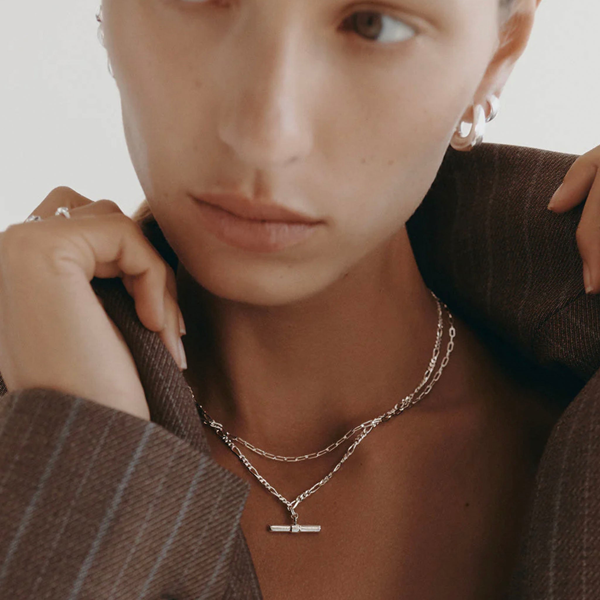 Kirstin Ash Within Motion Collection - Rhythm T-Bar Necklace