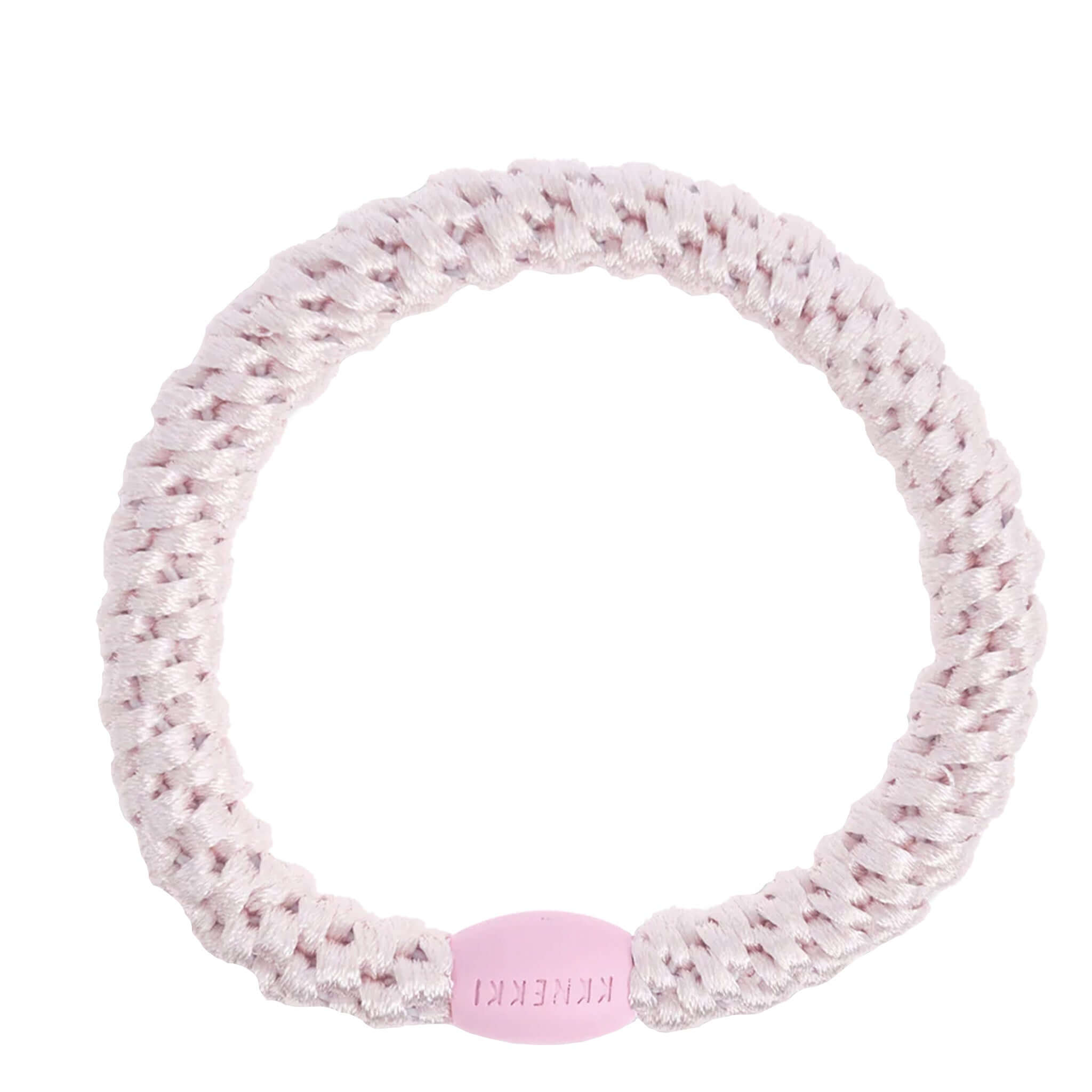 Kknekki Hair Tie - Ballet Pink, an essential hair accessory featuring a comfortable, no-damage hold and durable design.