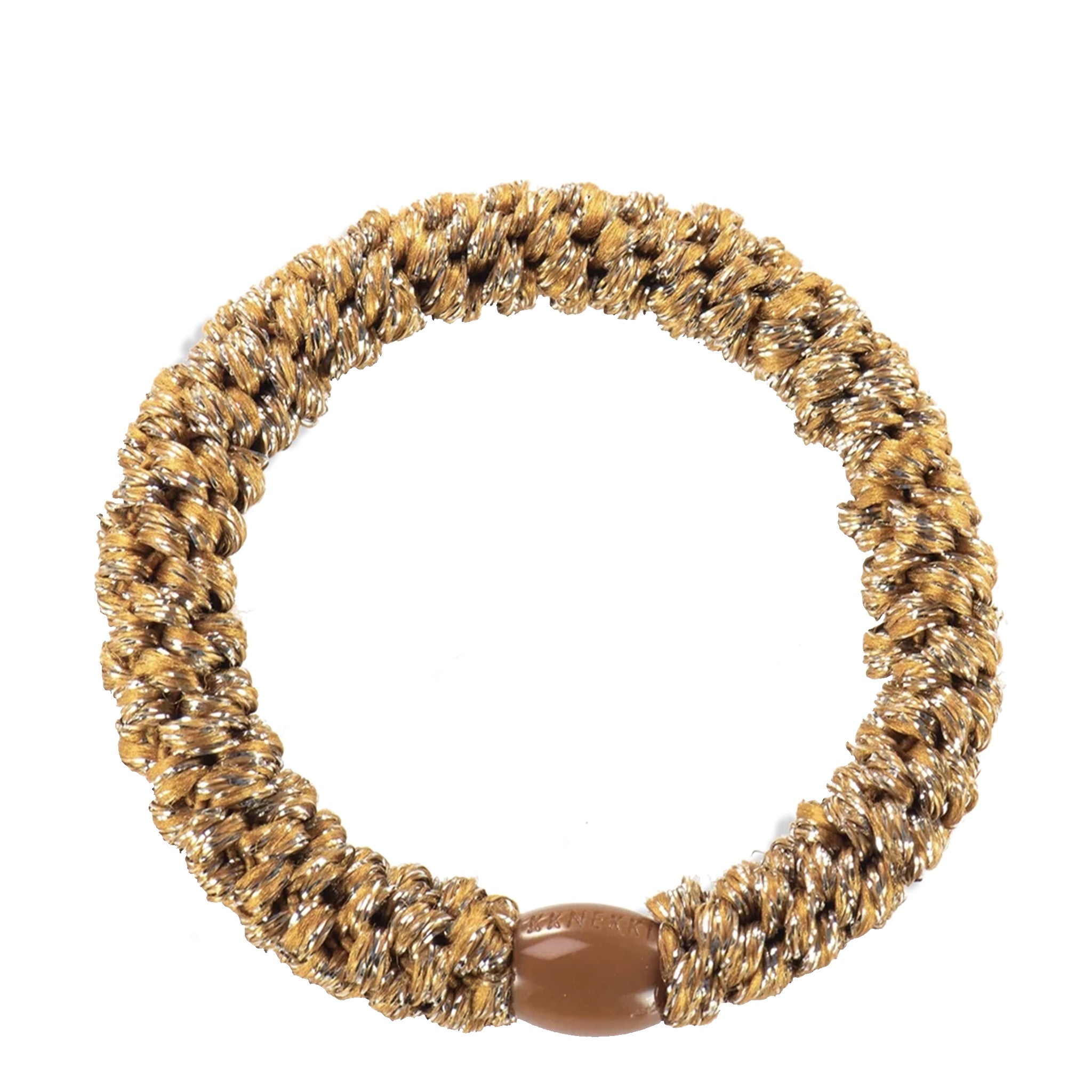 Kknekki Hair Tie - Cognac Glitter