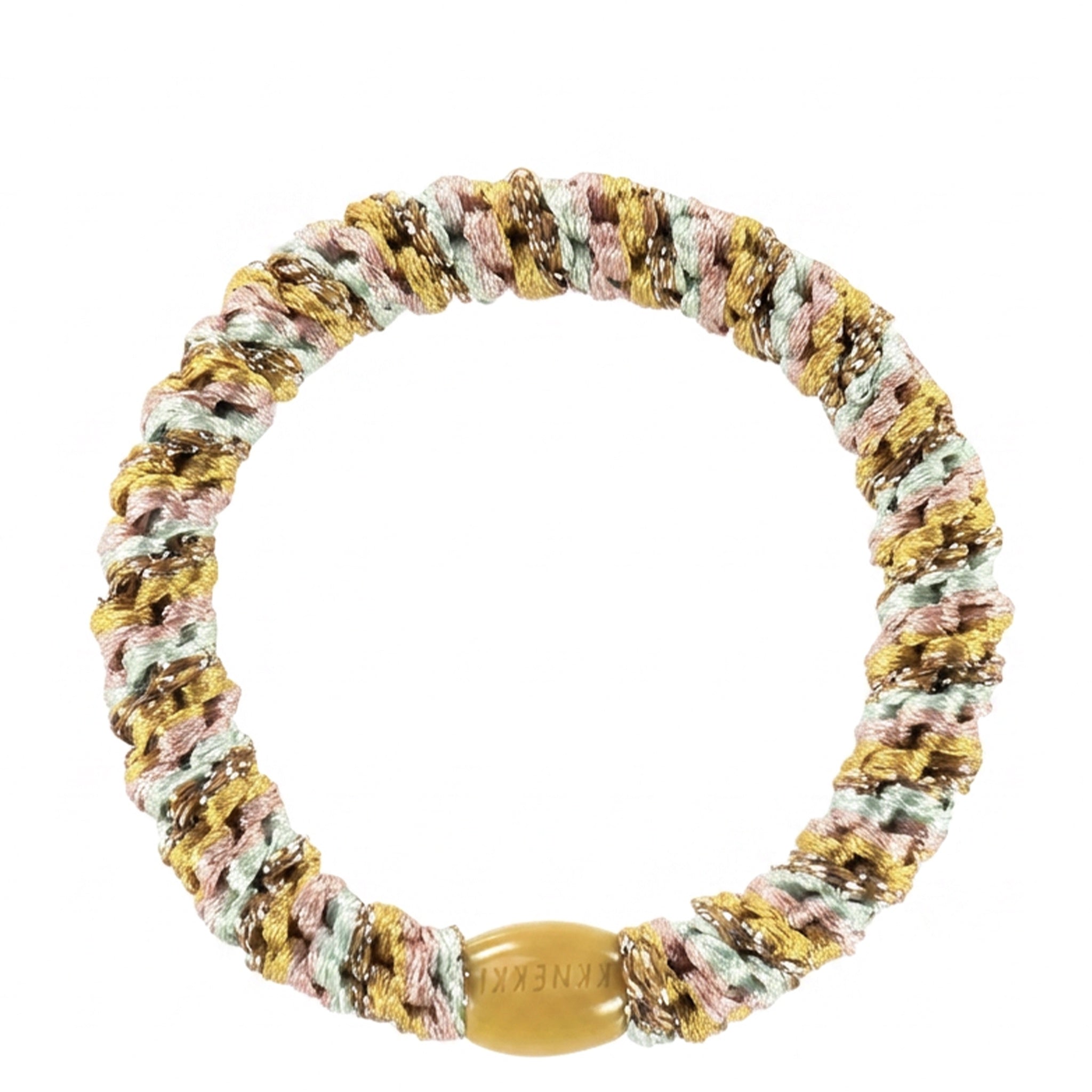 Kknekki Hair Tie - Mix Mustard Pink