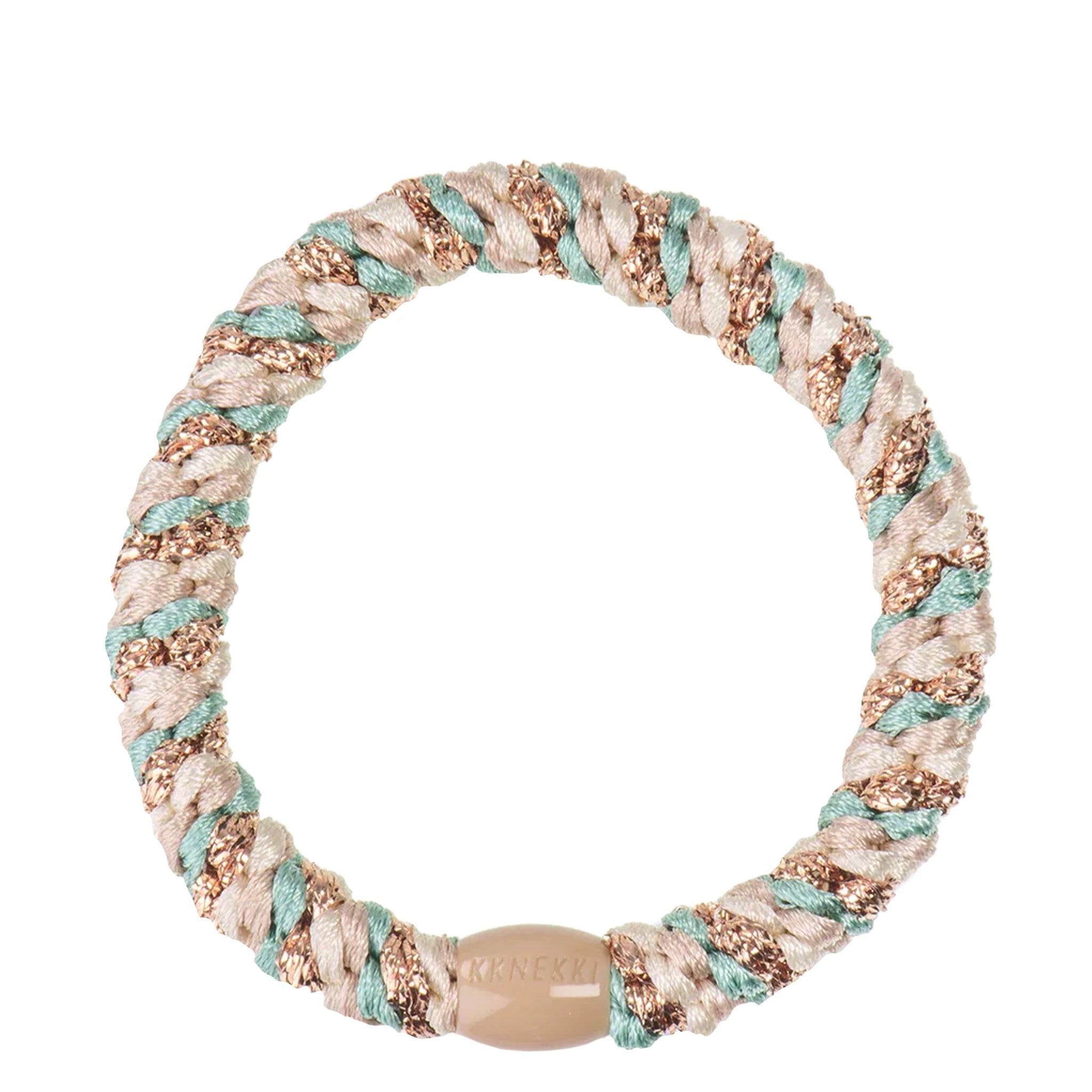 Kknekki Hair Tie - Mix Turkish Beige Glitter