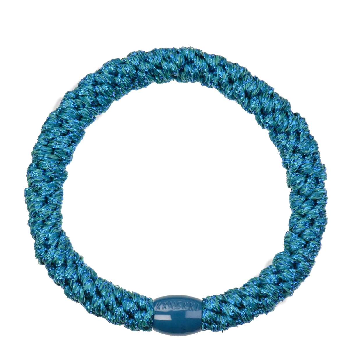 Kknekki Hair Tie - Light Petrol Glitter