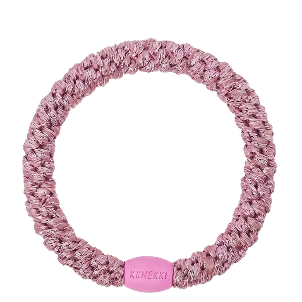 Kknekki Hair Tie - Old Pink Glitter