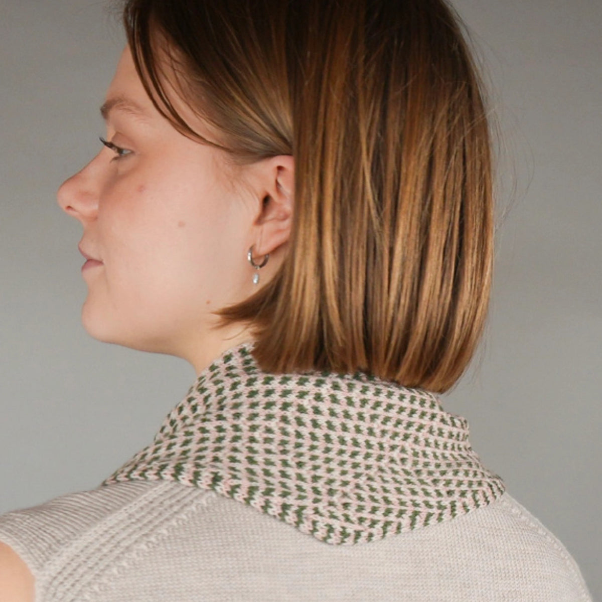 Knit Shepherd Waitemata Merino Neckerchief - Spring Totara Green