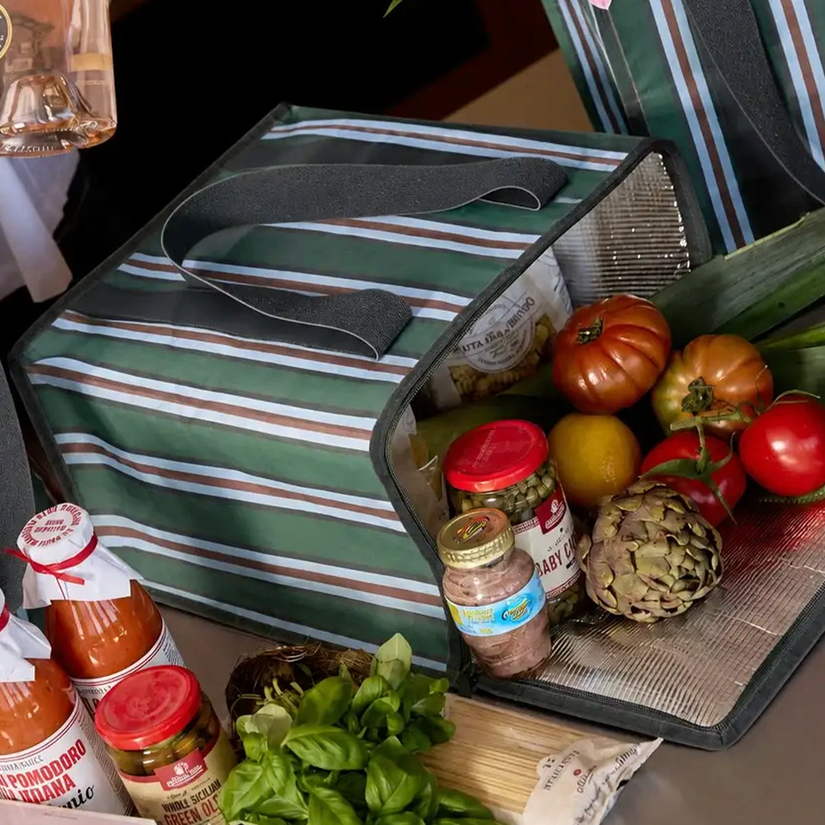 Kollab Cooler Bag - Regent Stripe