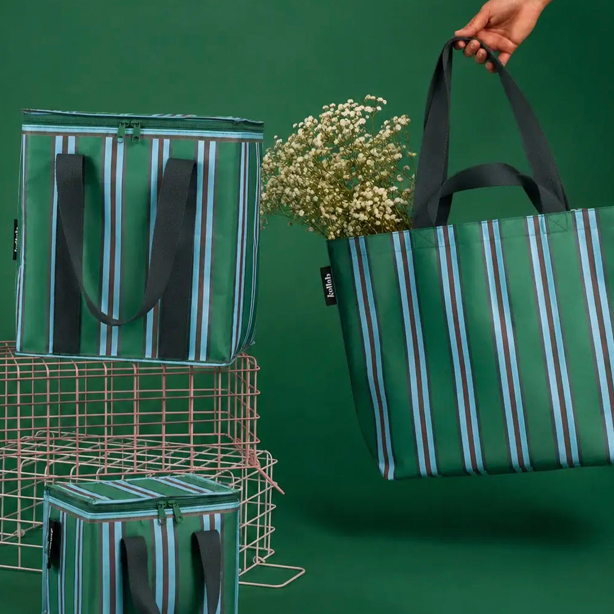 Kollab Shopper Tote - Regent Stripe