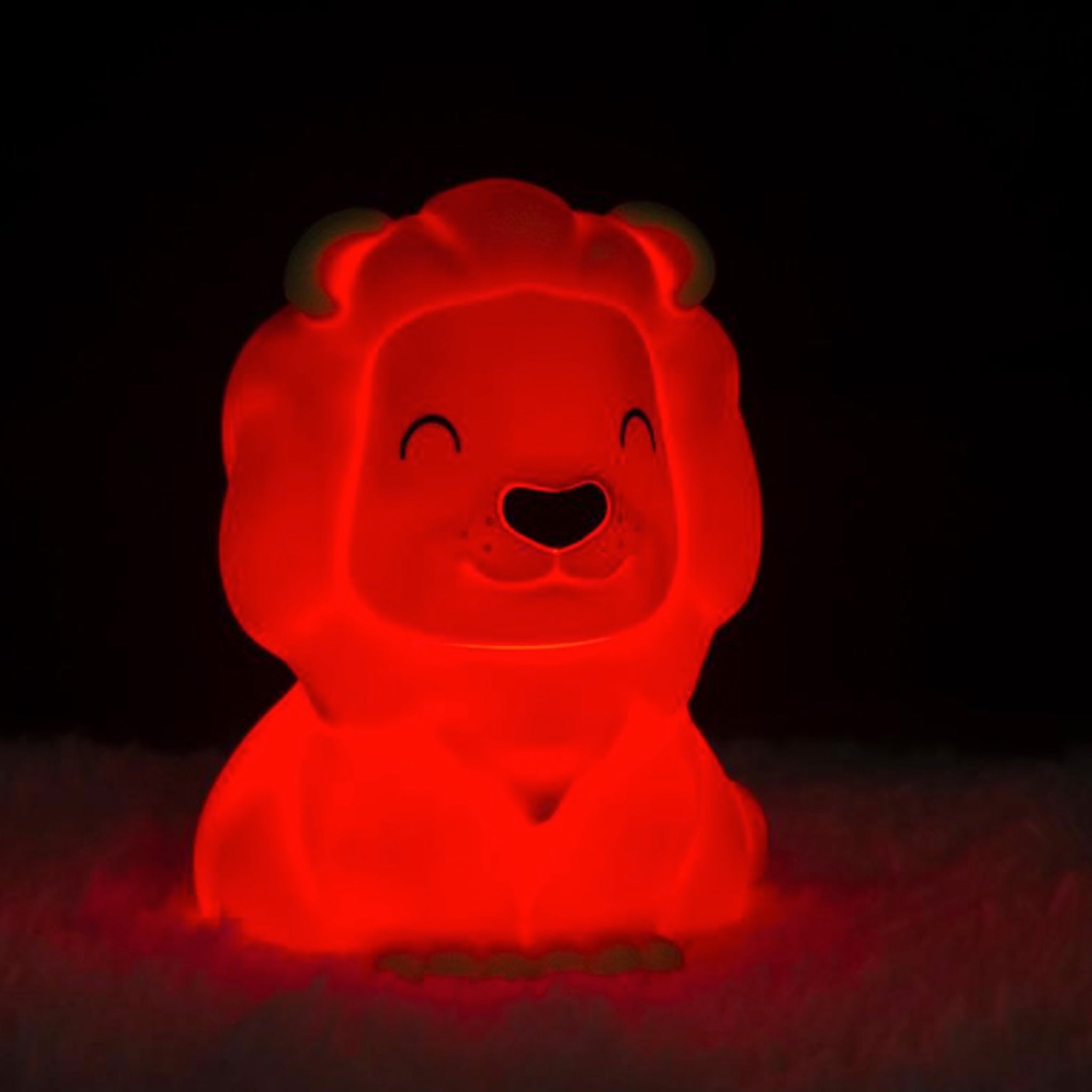 LED Rechargeable Squishy Colour Changing Night Light  - Nala the Lion