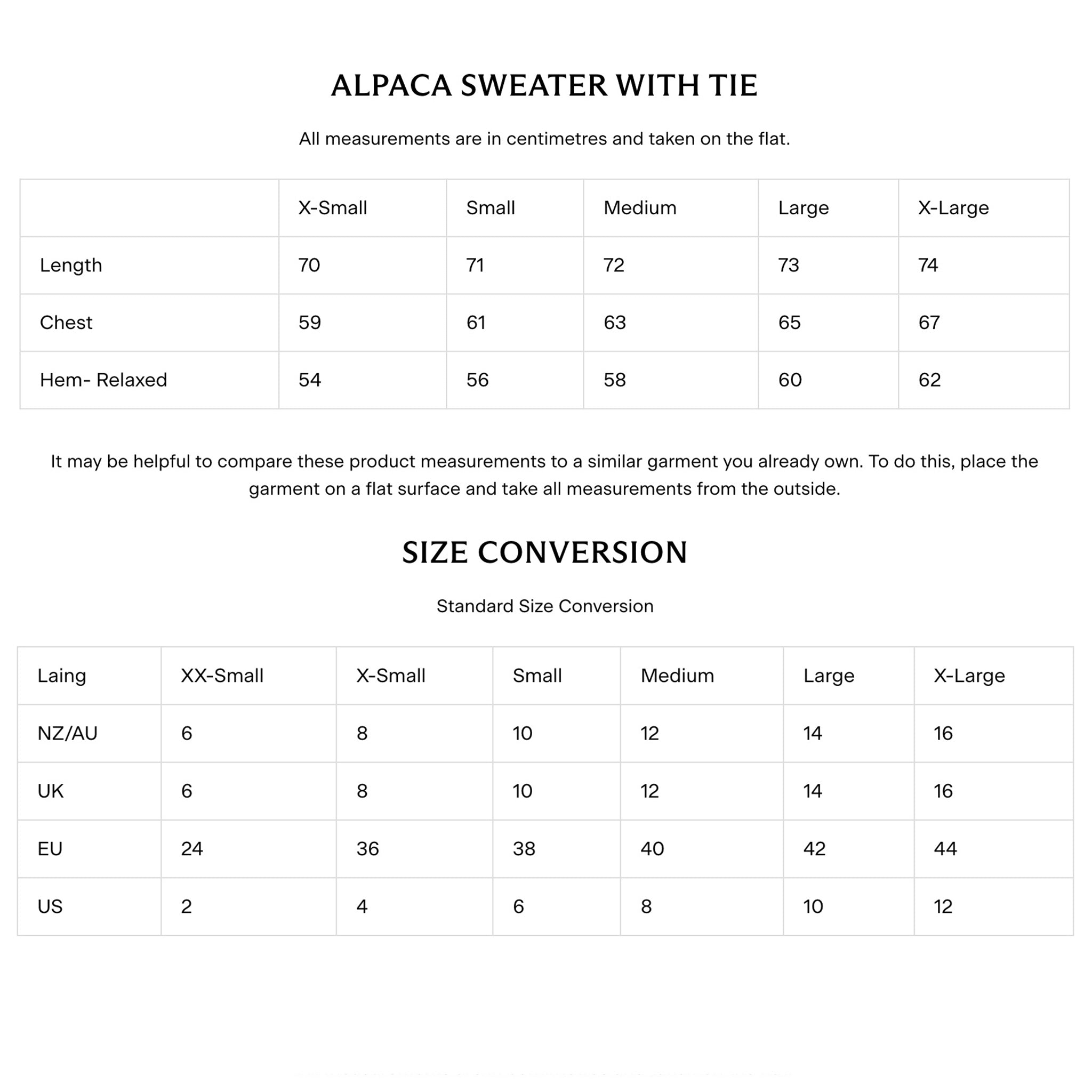 Laing Alpaca Sweater with Tie - Ivory