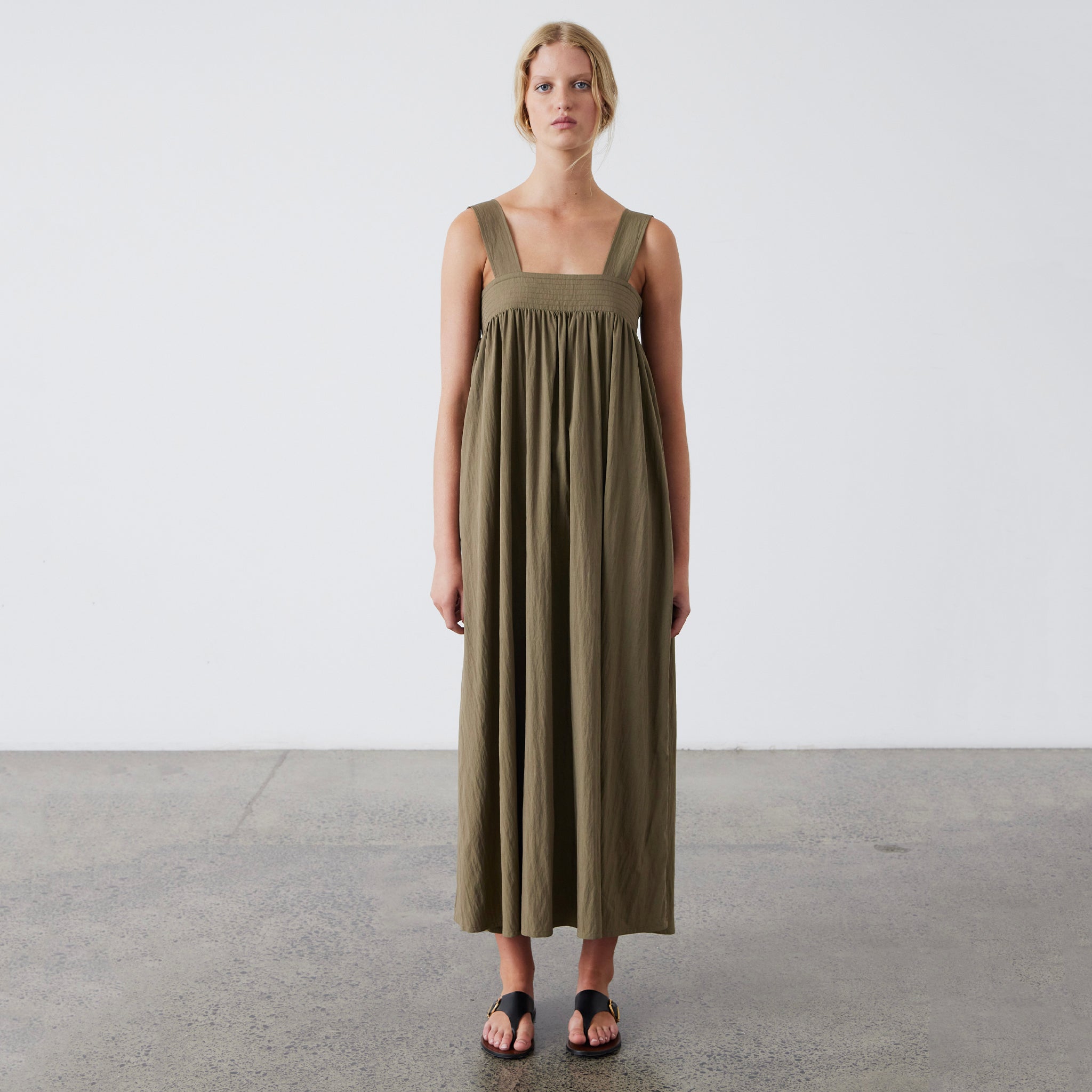 Laing Ana Dress - Khaki