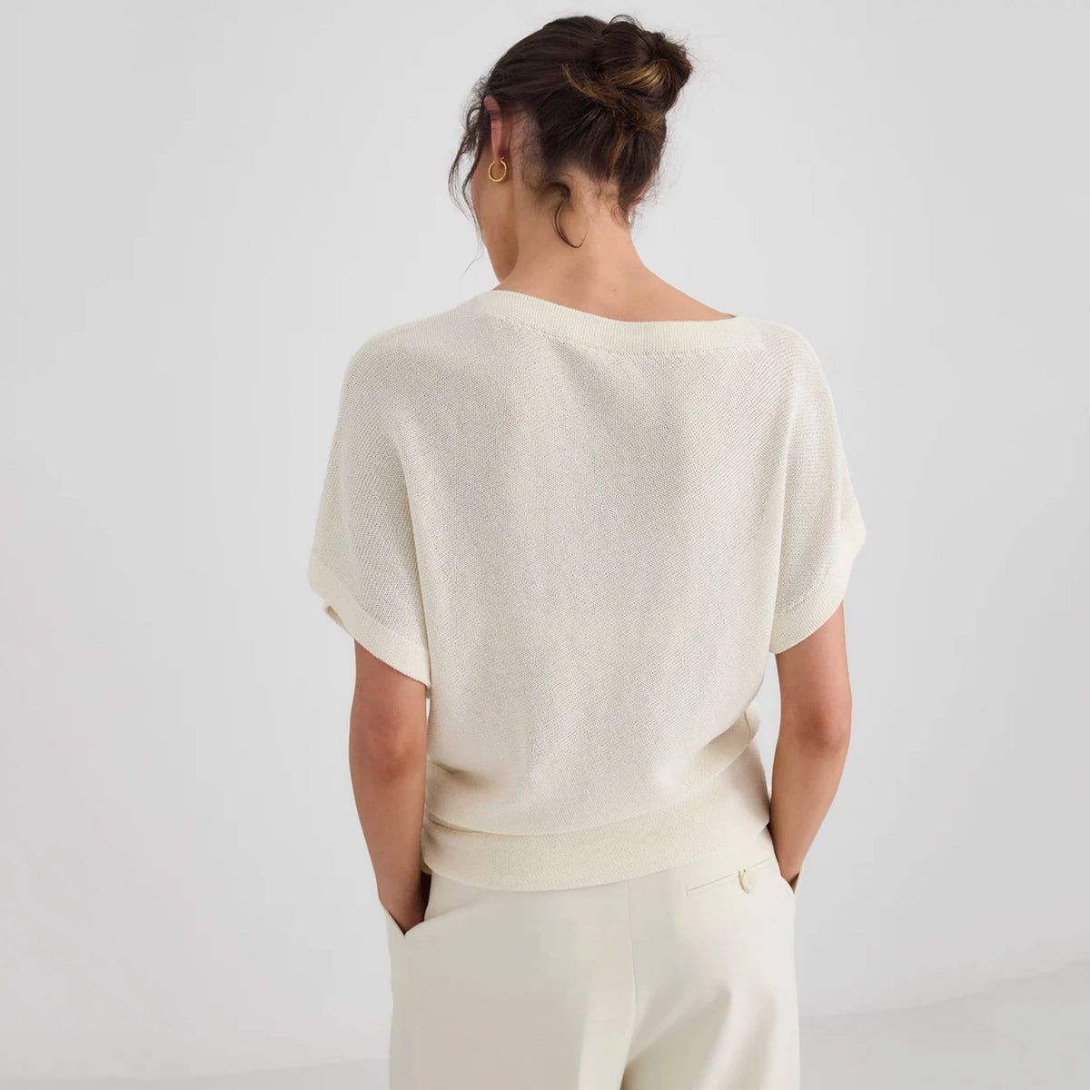 Laing Luna Boat Neck Knit - Vanilla