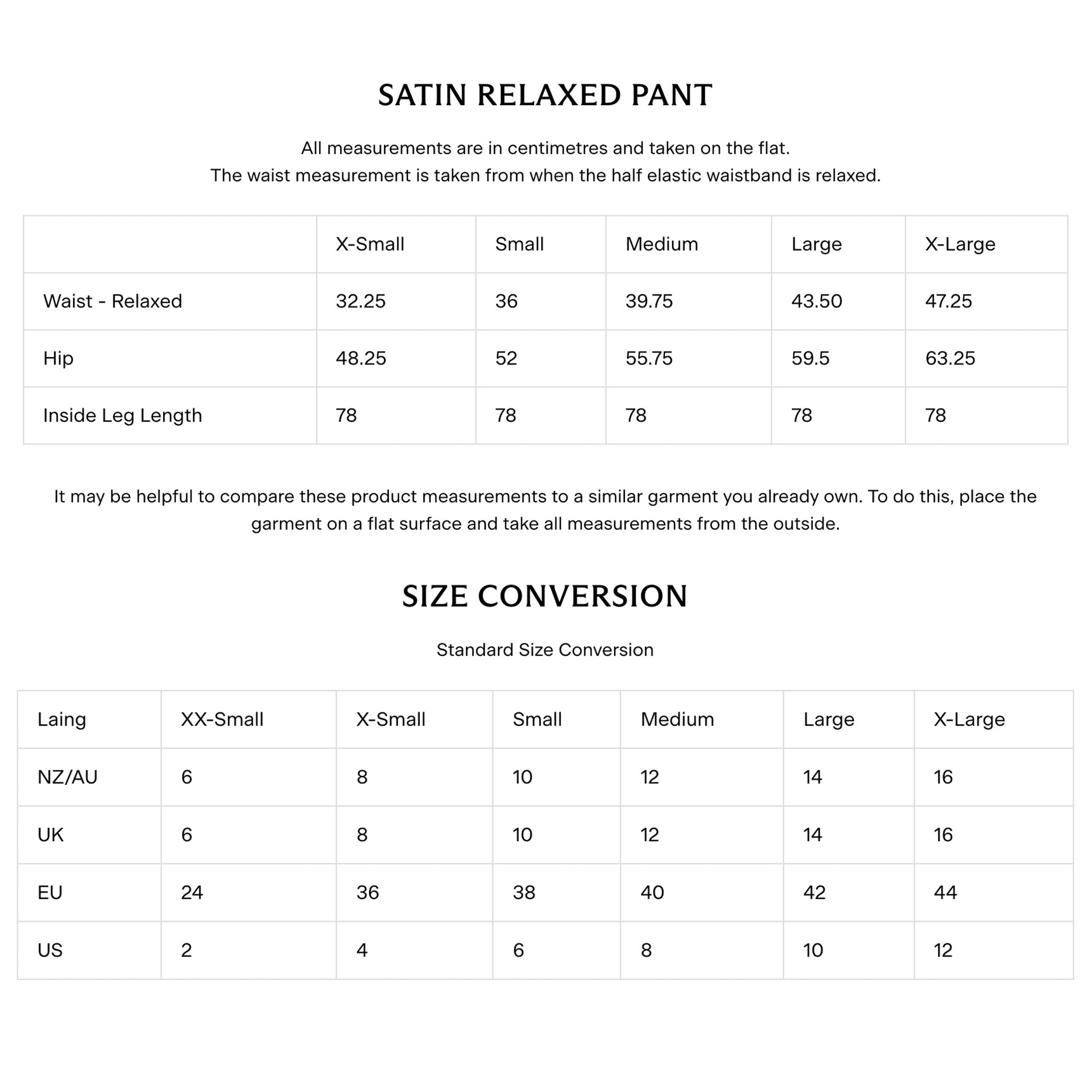 Laing Satin Relaxed Pants - Champagne