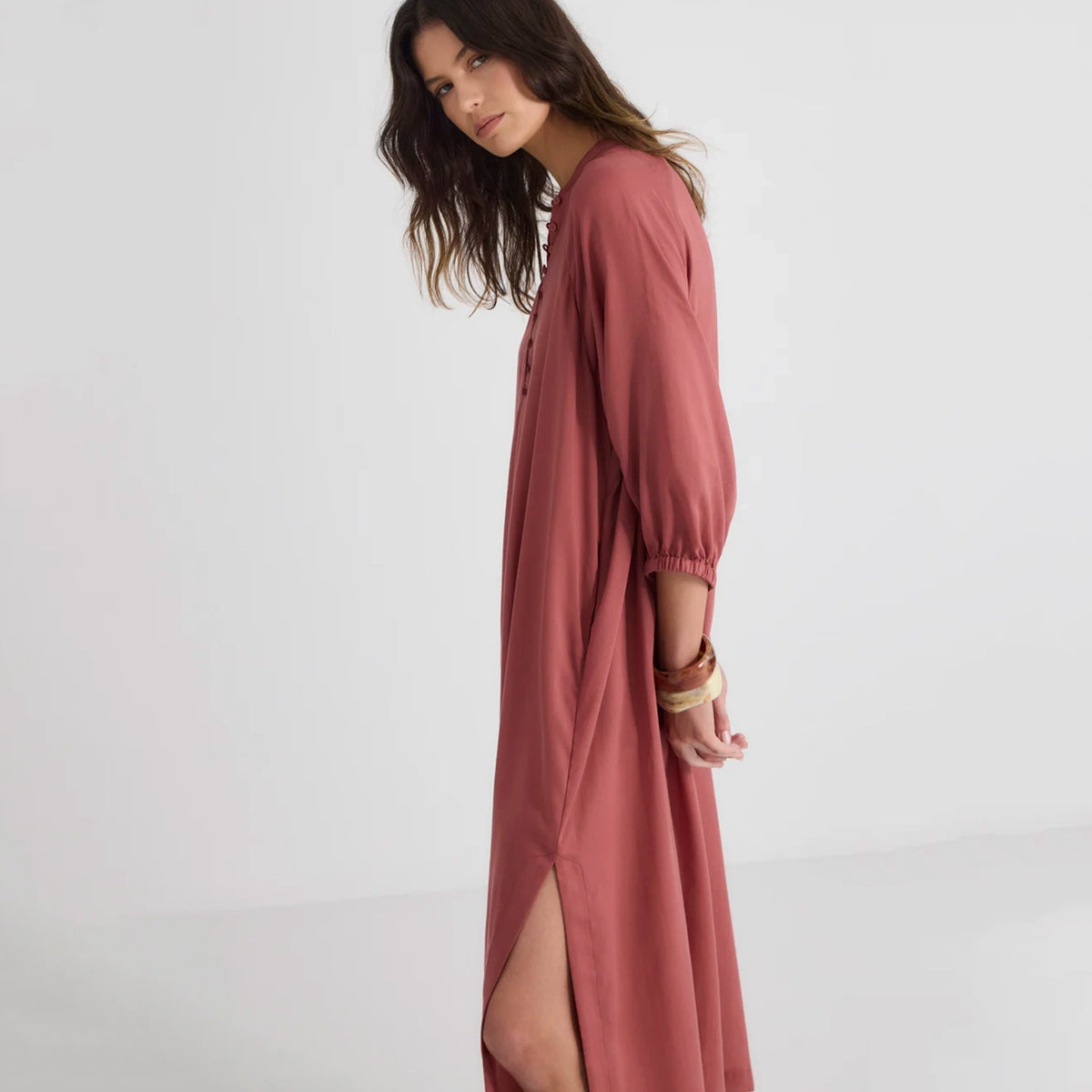 Laing Soleil Popover Dress - Rose Copper