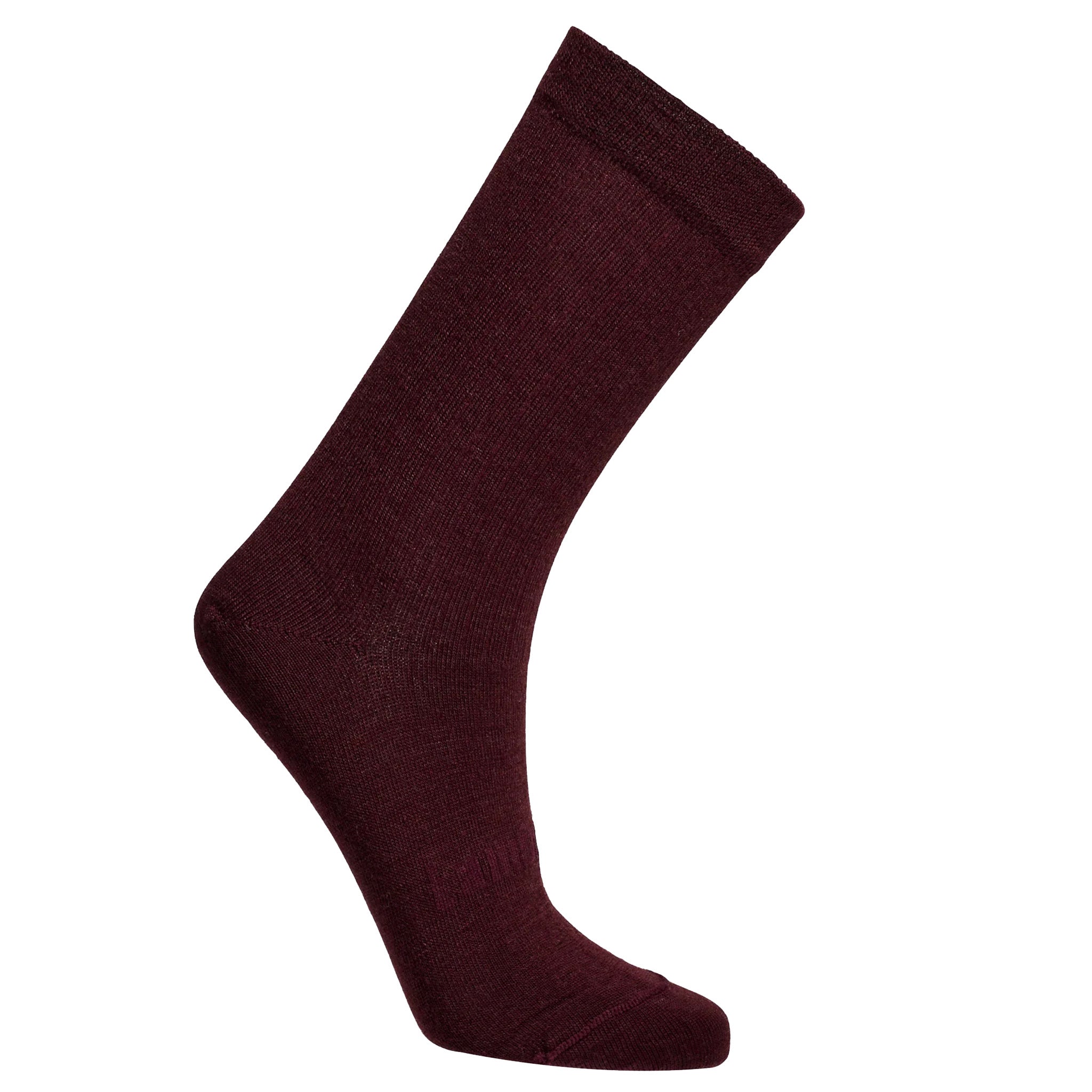 Lamington Merino Adult Crew Socks - Fig