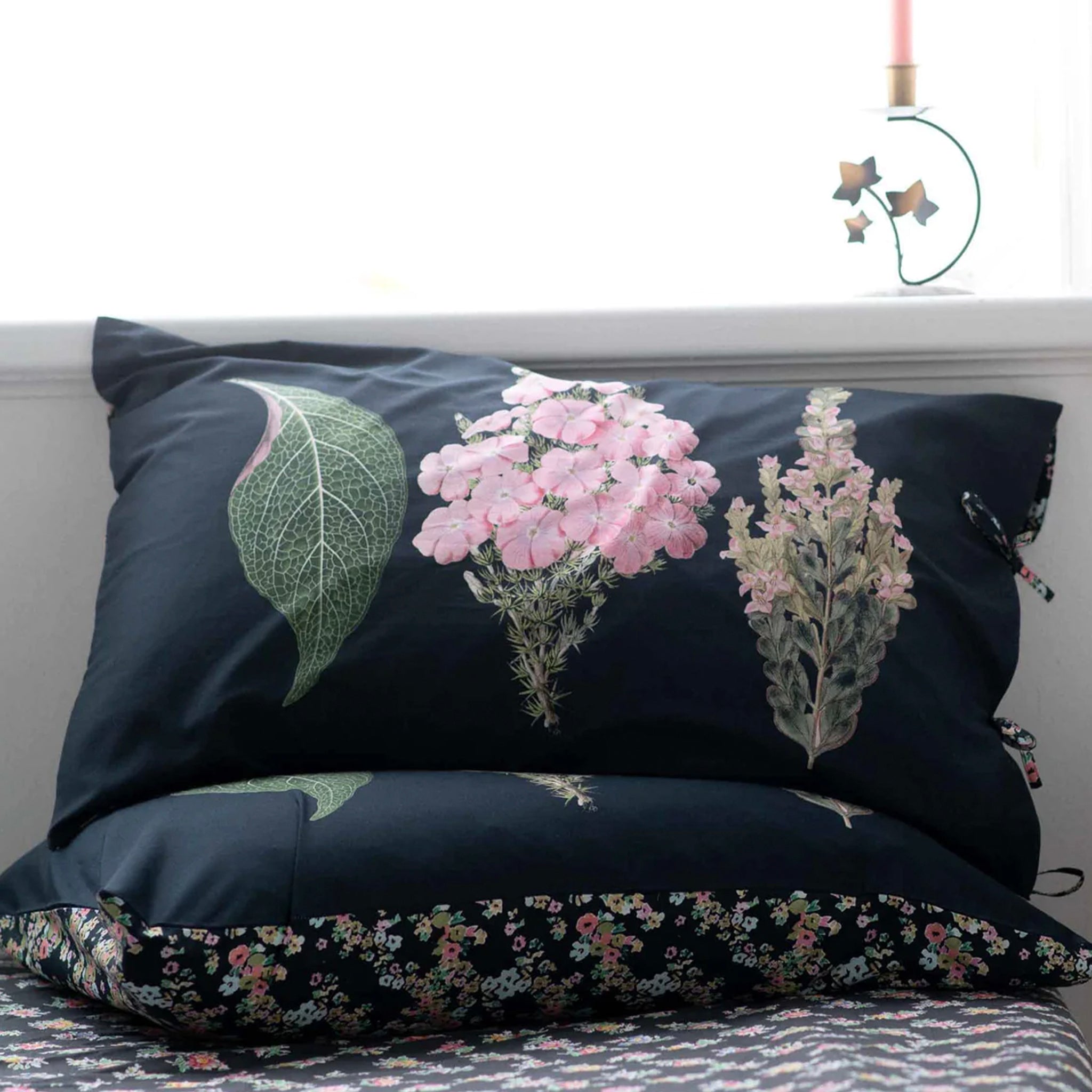Lazybones Organic Cotton Pillowslip Set - Botanic Trio