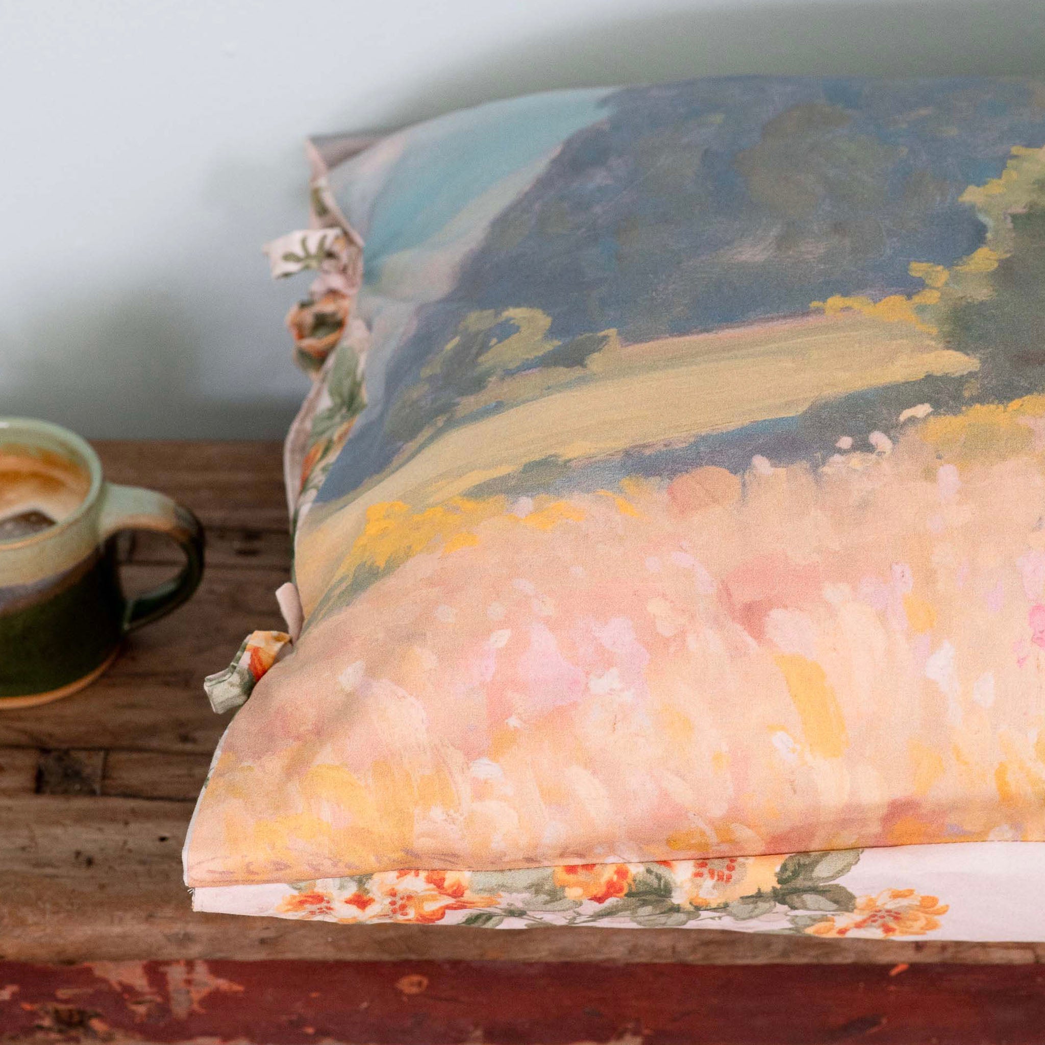 Lazybones Organic Cotton Pillowslip Set - Landscape
