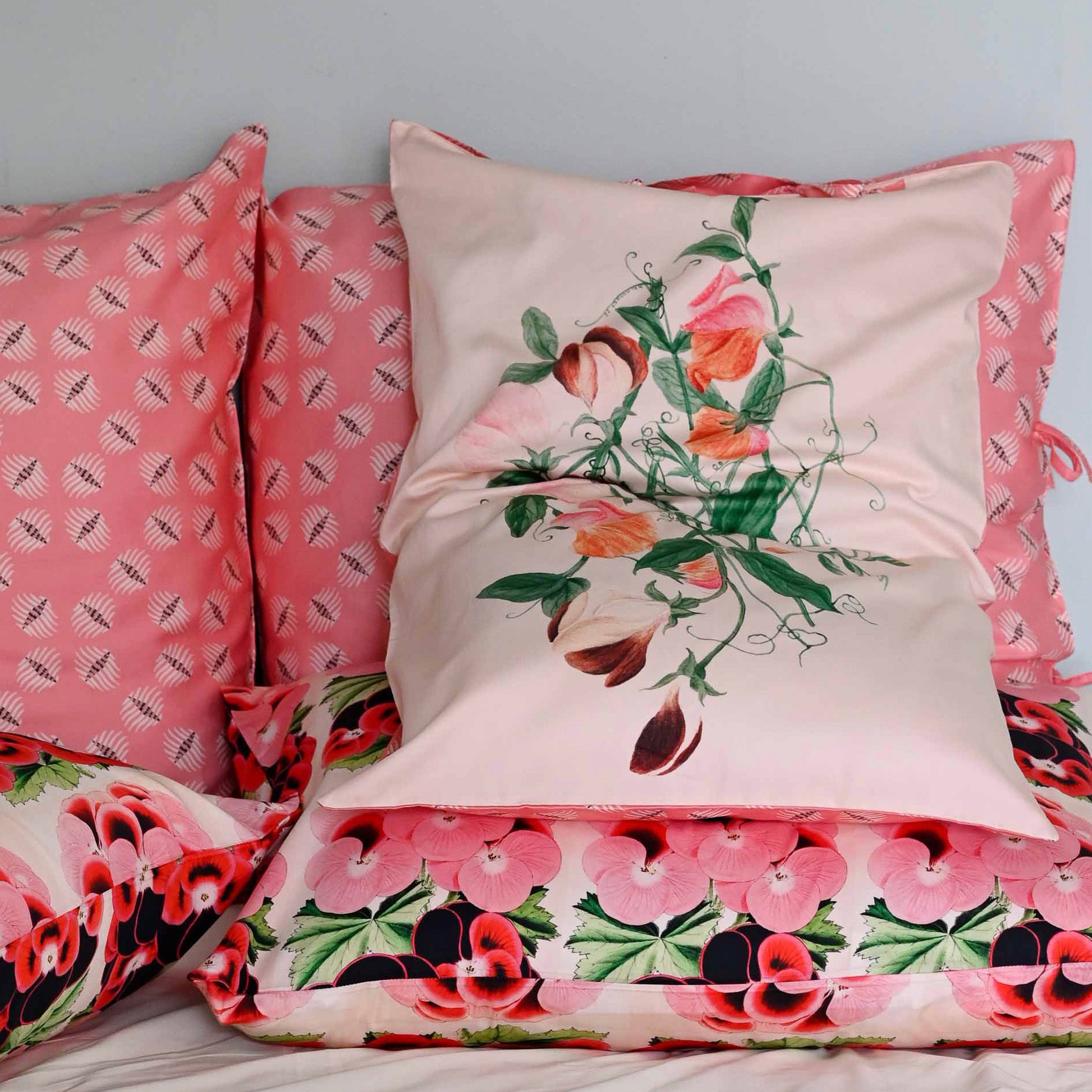 Lazybones Organic Cotton Pillowslip Set - Sweetpea