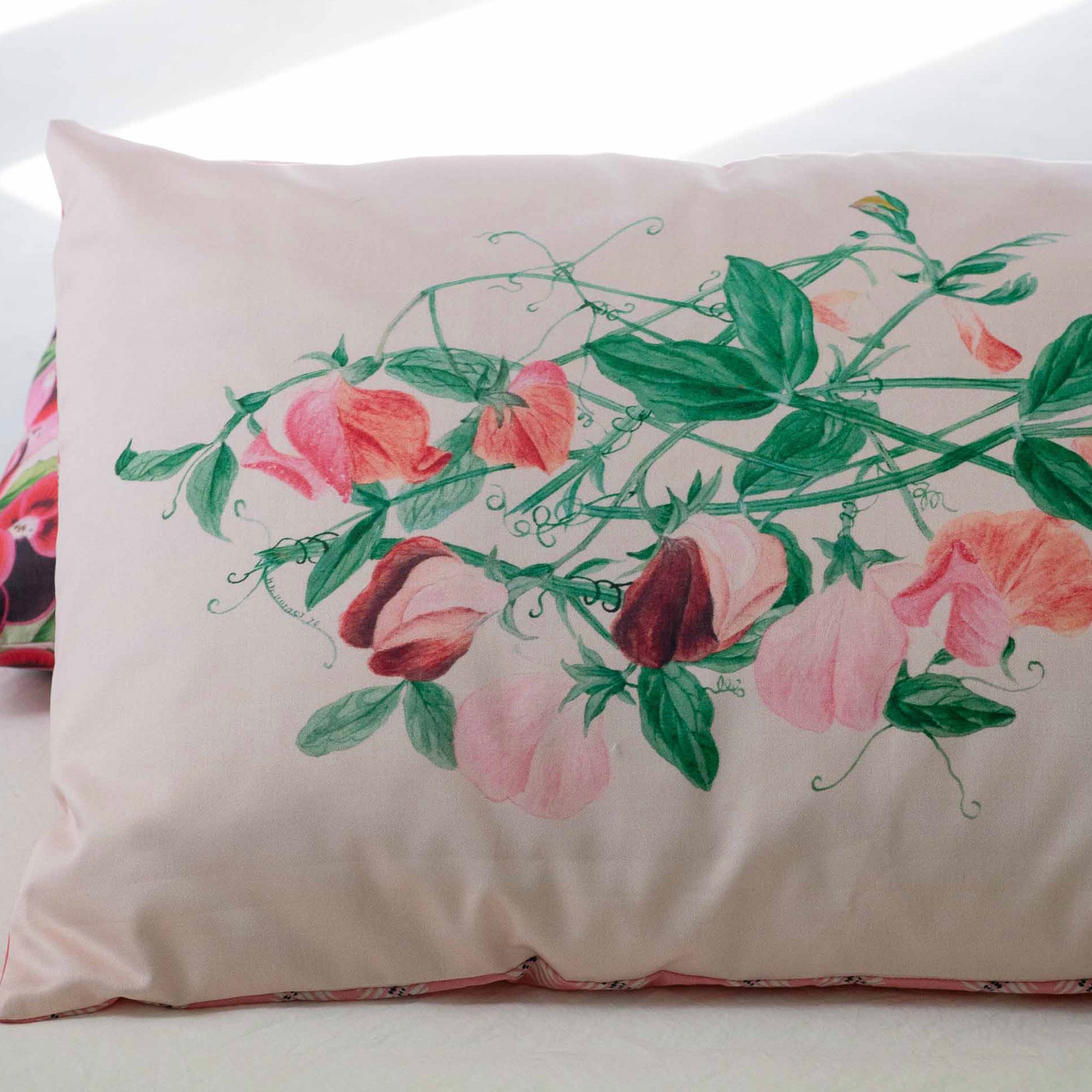 Lazybones Organic Cotton Pillowslip Set - Sweetpea