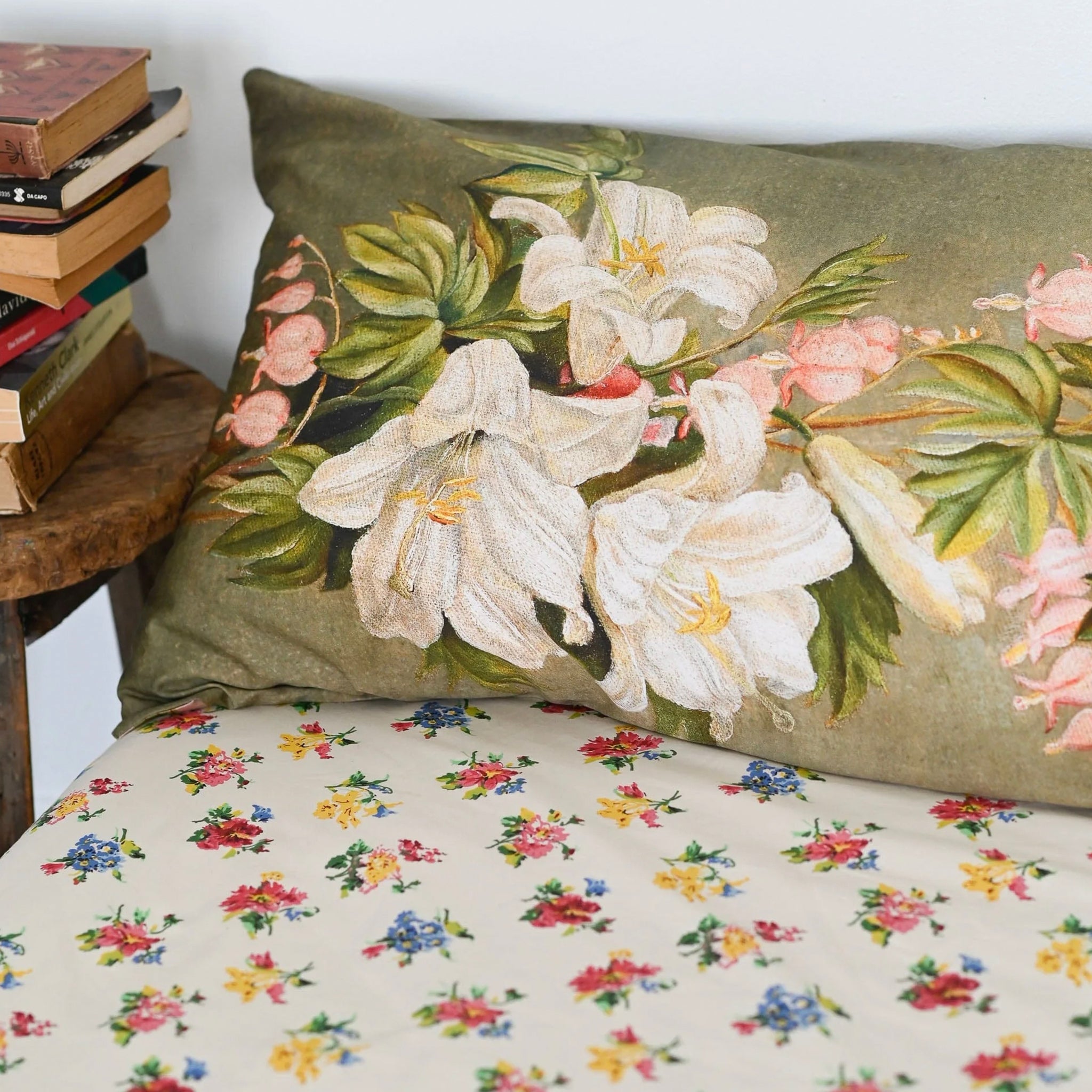 Lazybones Organic Cotton Pillowslip Set - Tiger Lilies